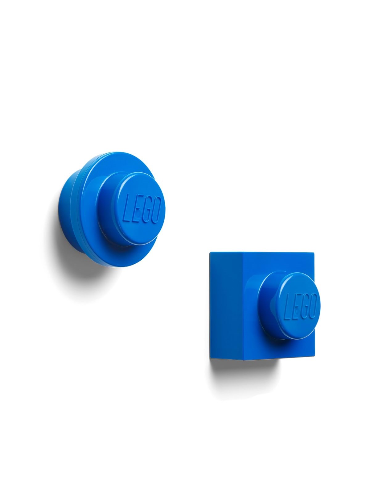 Lego Magnet Set Round And Square - Blue - Kinderzimmer - 40101731