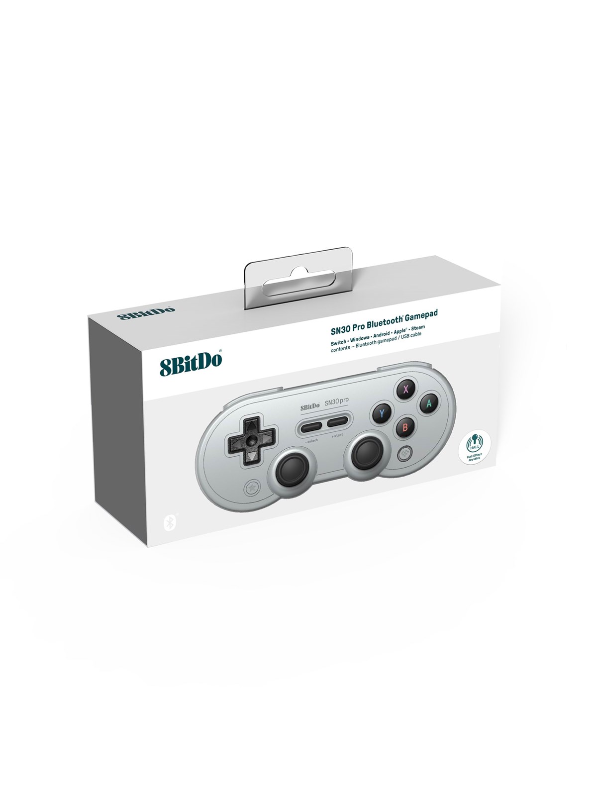 8bitdo Sn30 Pro Bluetooth Controller (Hall Effect) - Grey - Wireless Controller - Android - Gaming Zubehoer - Ret00413