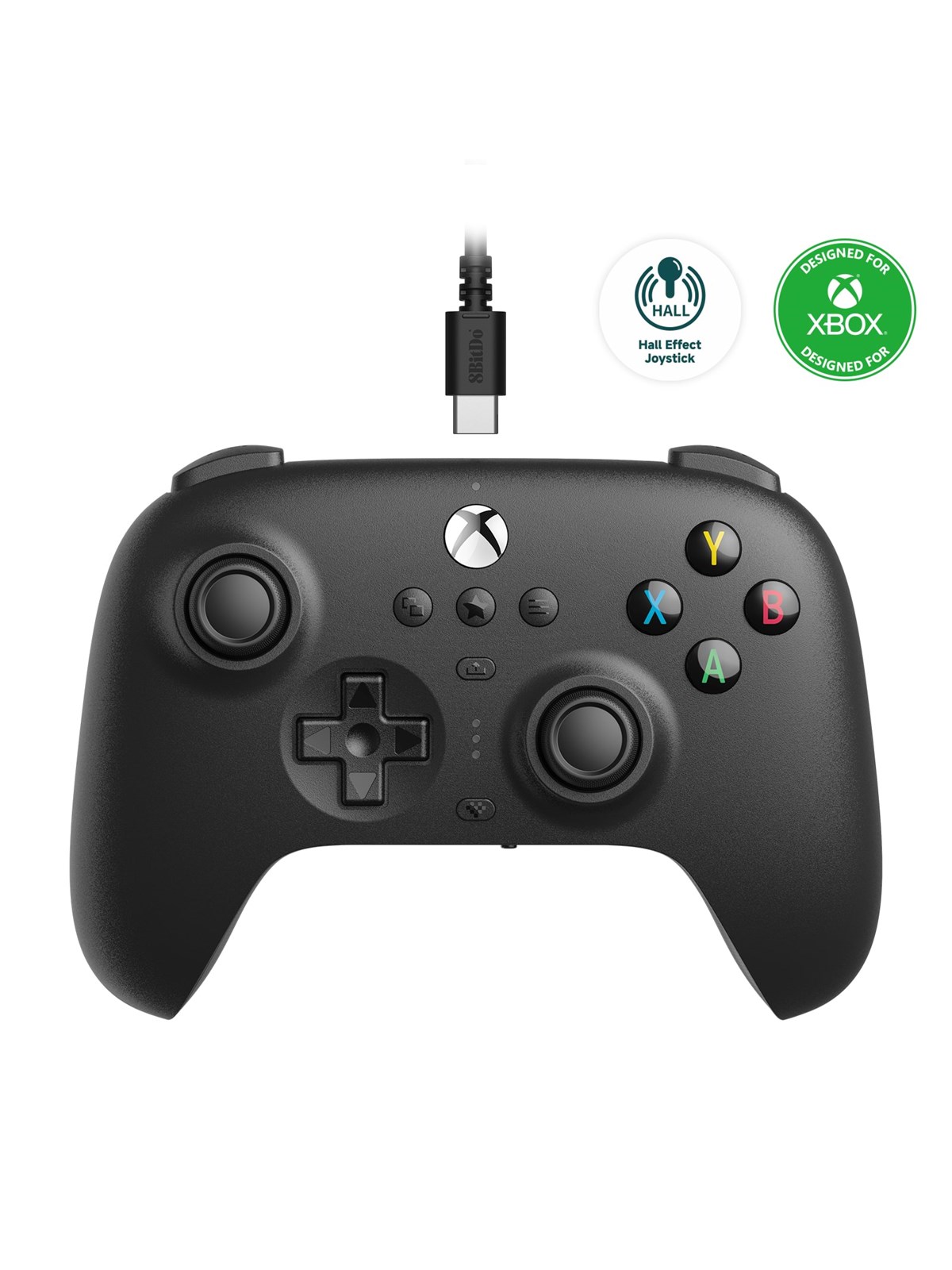 8bitdo Ultimate Wired Controller For Xbox (Hall Effect) - Black - Wired Controller - Microsoft Xbox One - Gaming Zubehoer - Ret00420