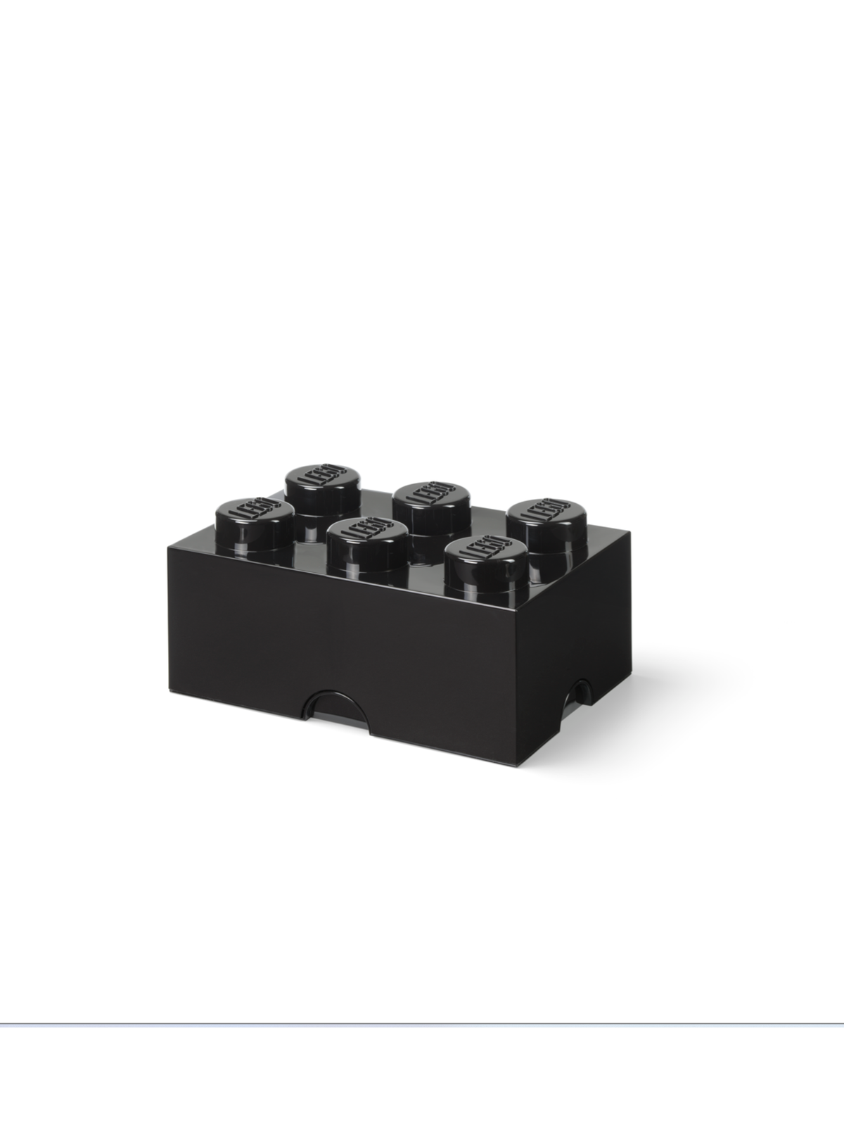 Lego Storage Brick 6 - Black - Kinderzimmer - 40000803