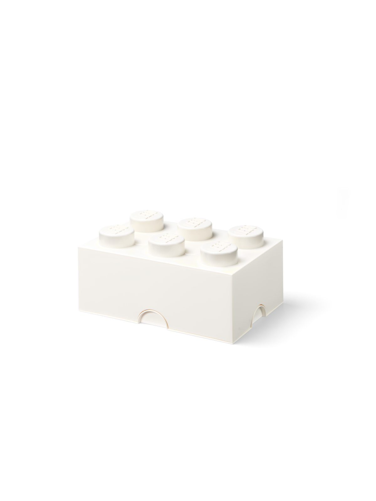 Lego Storage Brick 6 - White - Kinderzimmer - 40000804