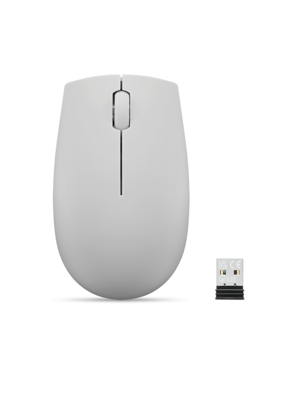 Lenovo 300 Wireless Compact - Maus (Grau) - Gy51l15677