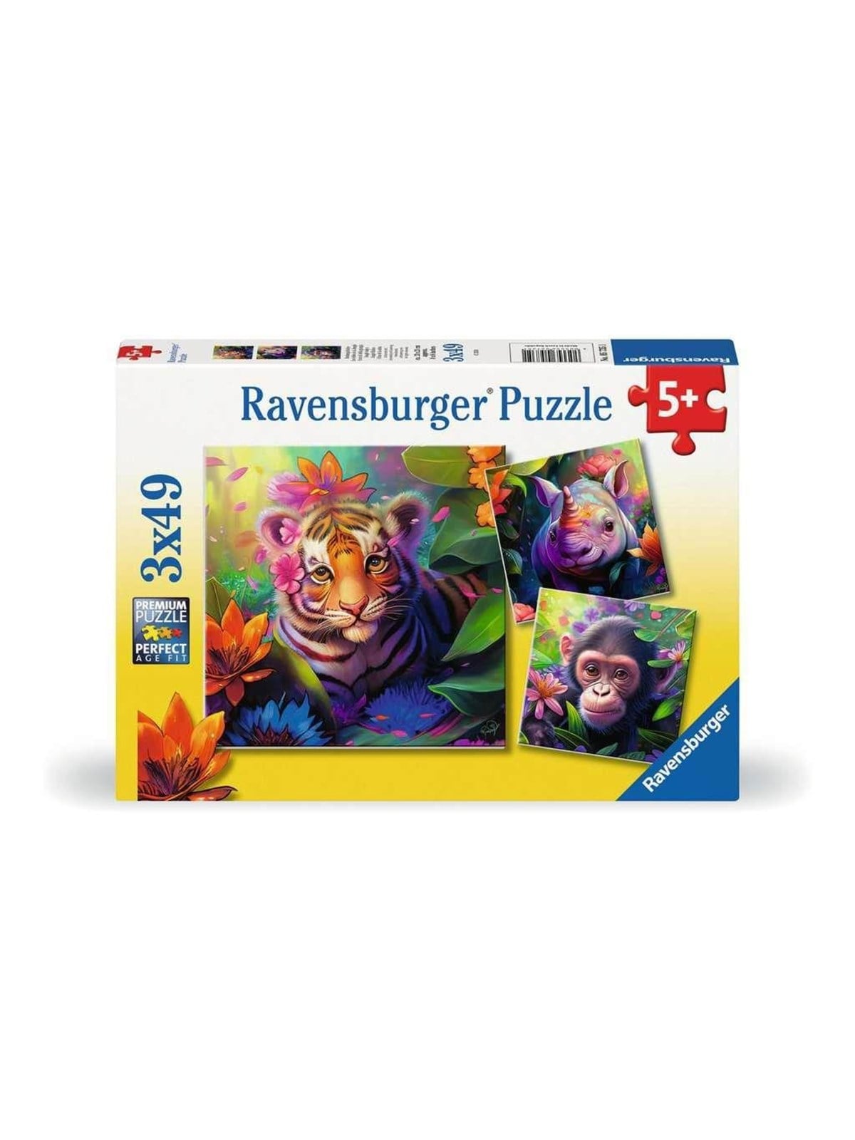 Ravensburger Jungle Babies 3x49p - Puzzle - 10105735