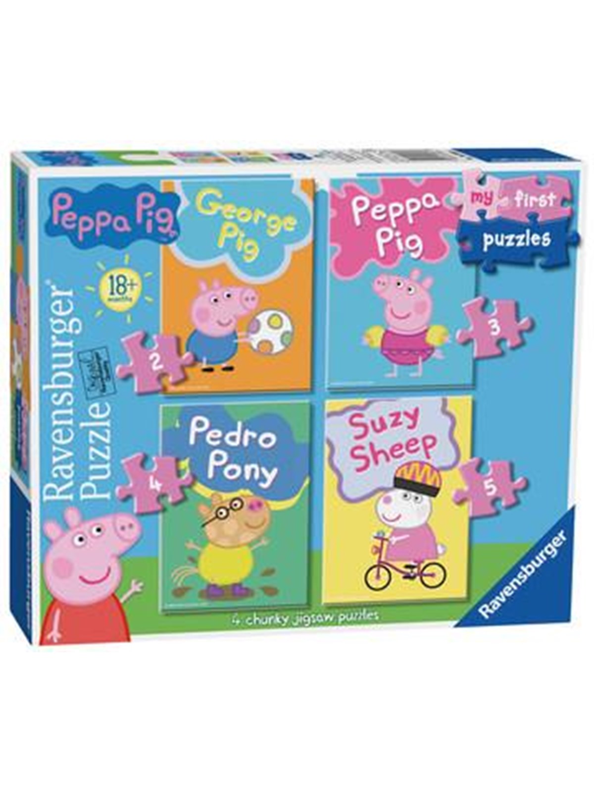 Ravensburger Peppa Pig My First Puz. 2/3/4/5p - Puzzle - 10106960