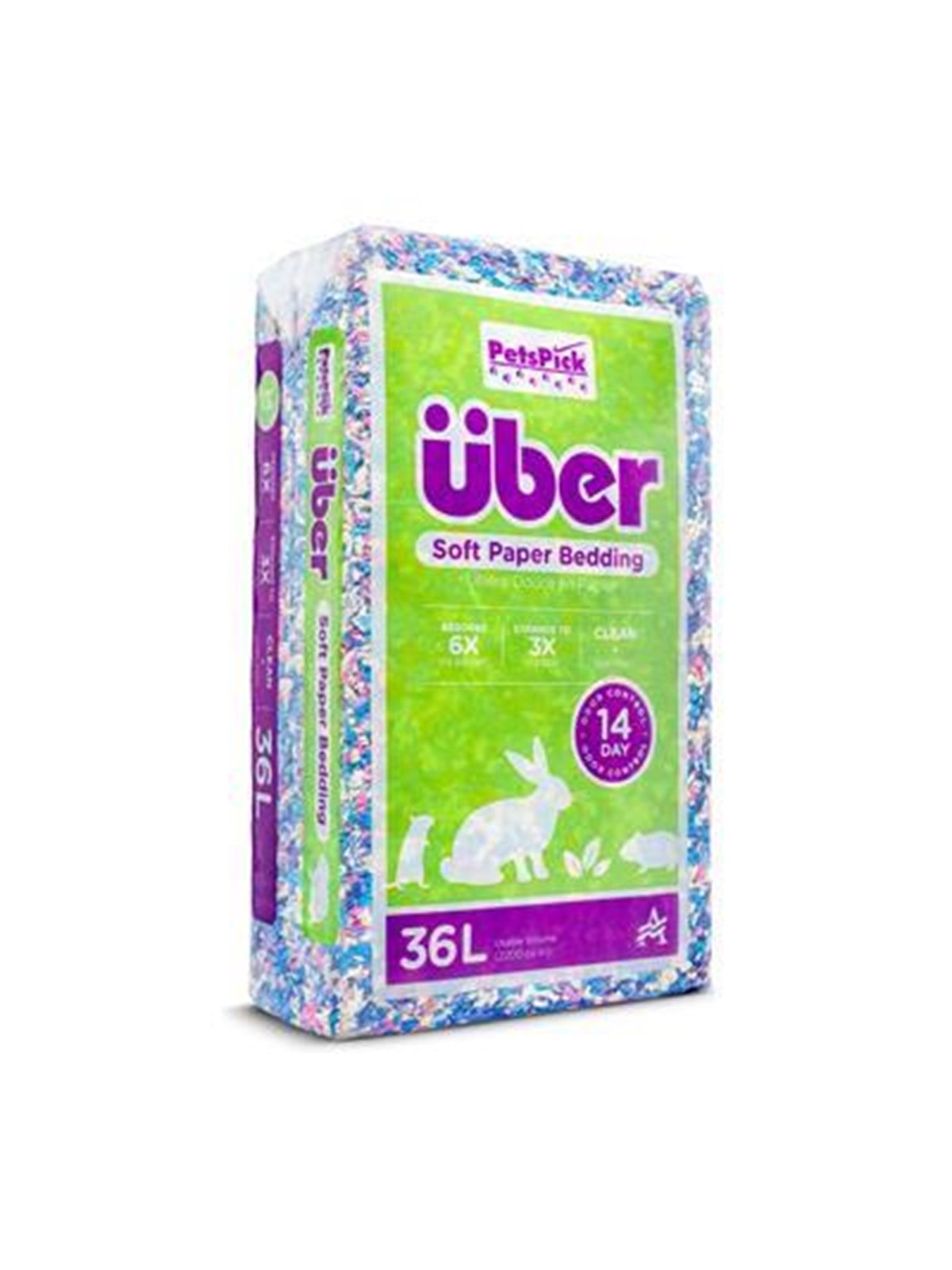 Über - Soft Paper Bedding 36l Confetti - (45060) - Nagetiere
