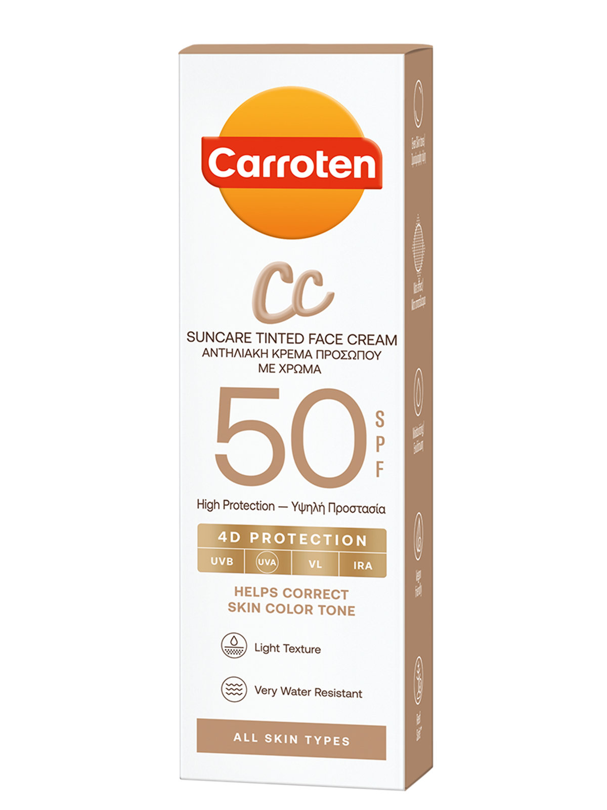 Carroten Face CC Cream Spf 50 - Gesichtspflege - 8571051985
