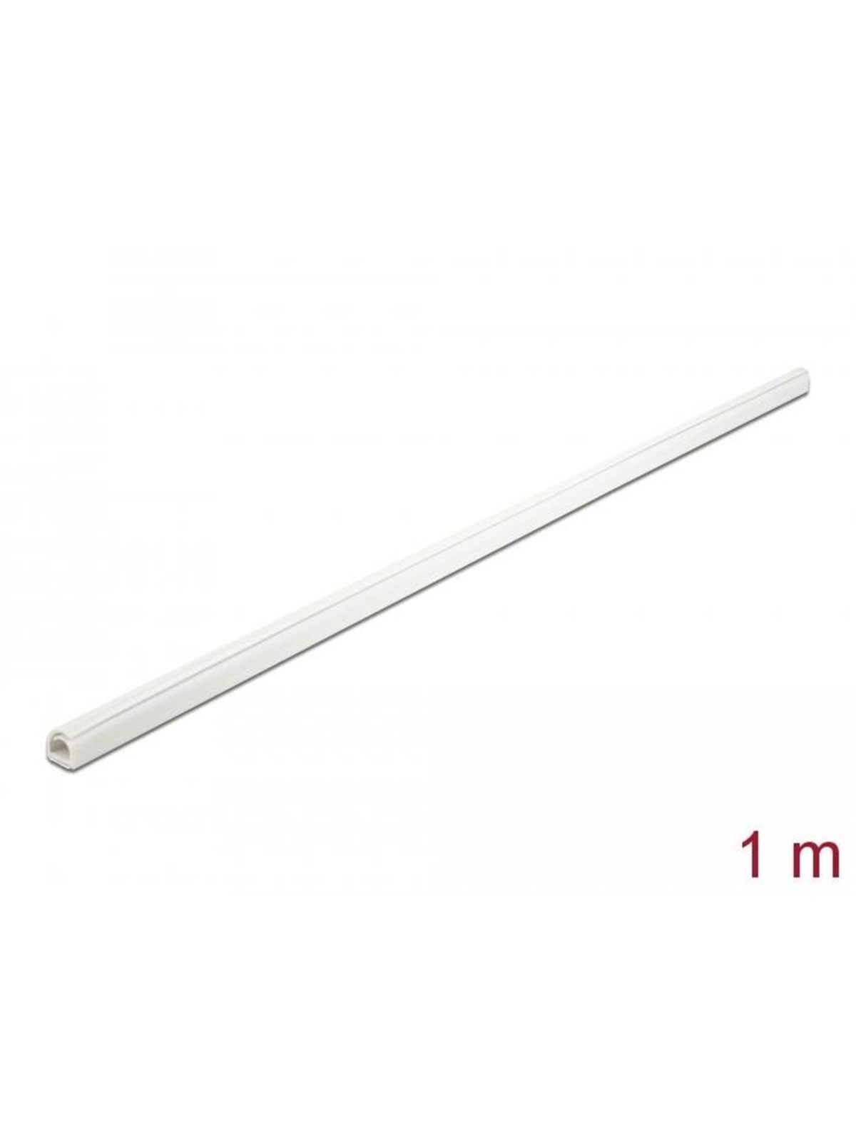 Delock Cable Duct Mini Self-closing Self-adhesive 10 x 10 mm Lenght 1M - Netzwerkzubehoer - 20717