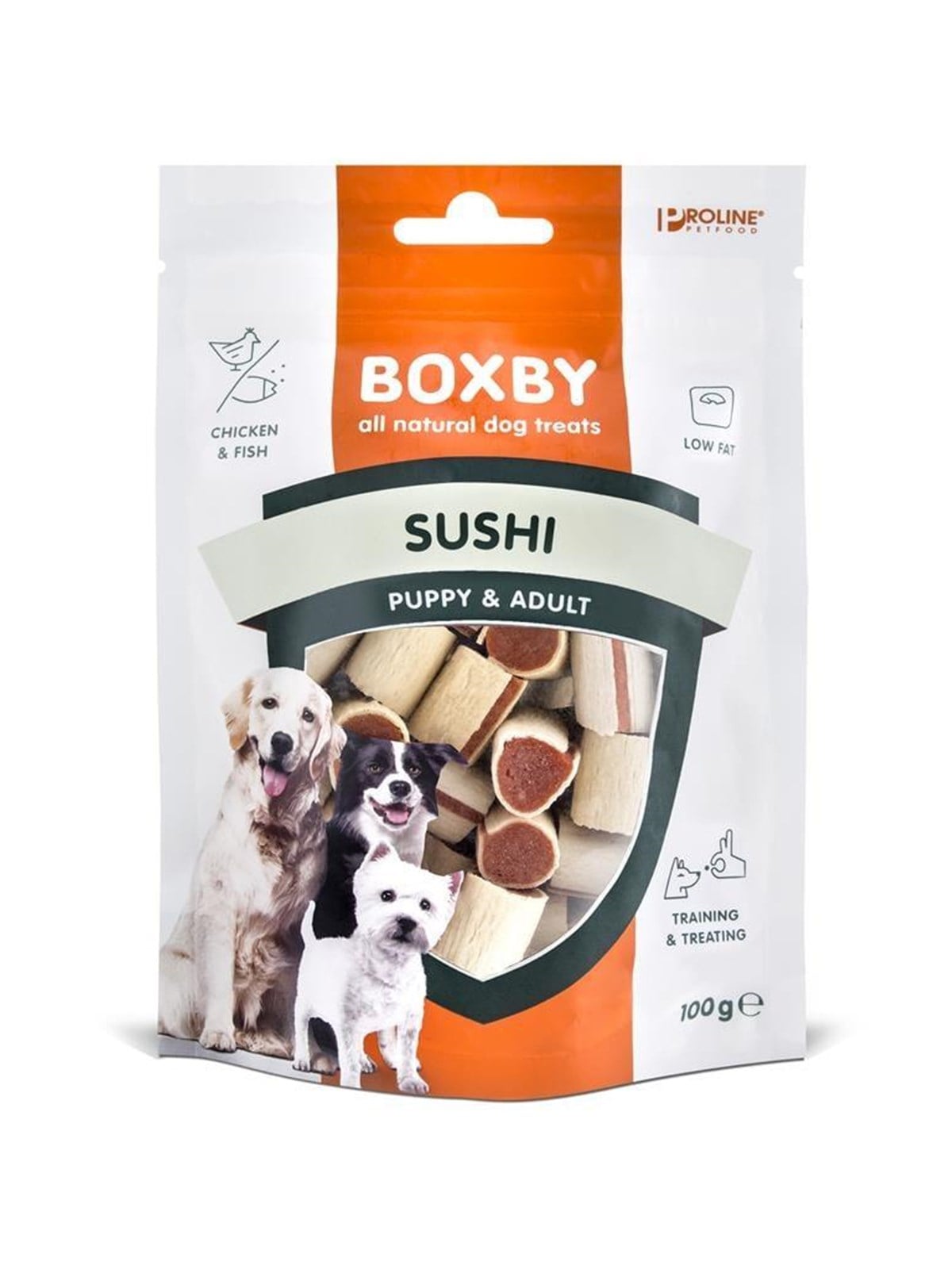 Boxby Hundeleckerlis Sushi Puppy & Adult 100g - 10462