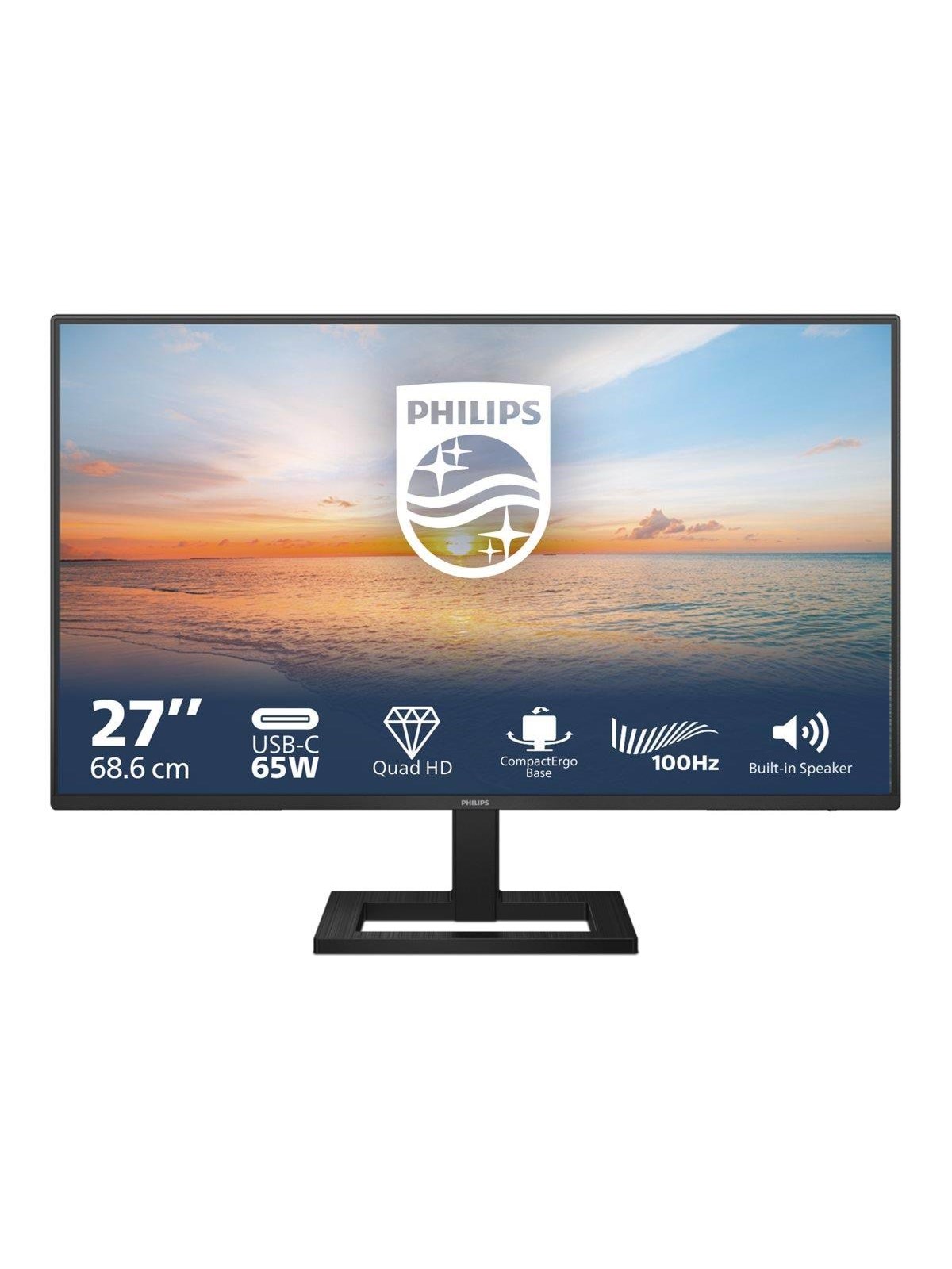 27" Philips 27e1n1600ae - 2560x1440 (Qhd) - 100hz - Ips - Bildschirm - 27e1n1600ae/00