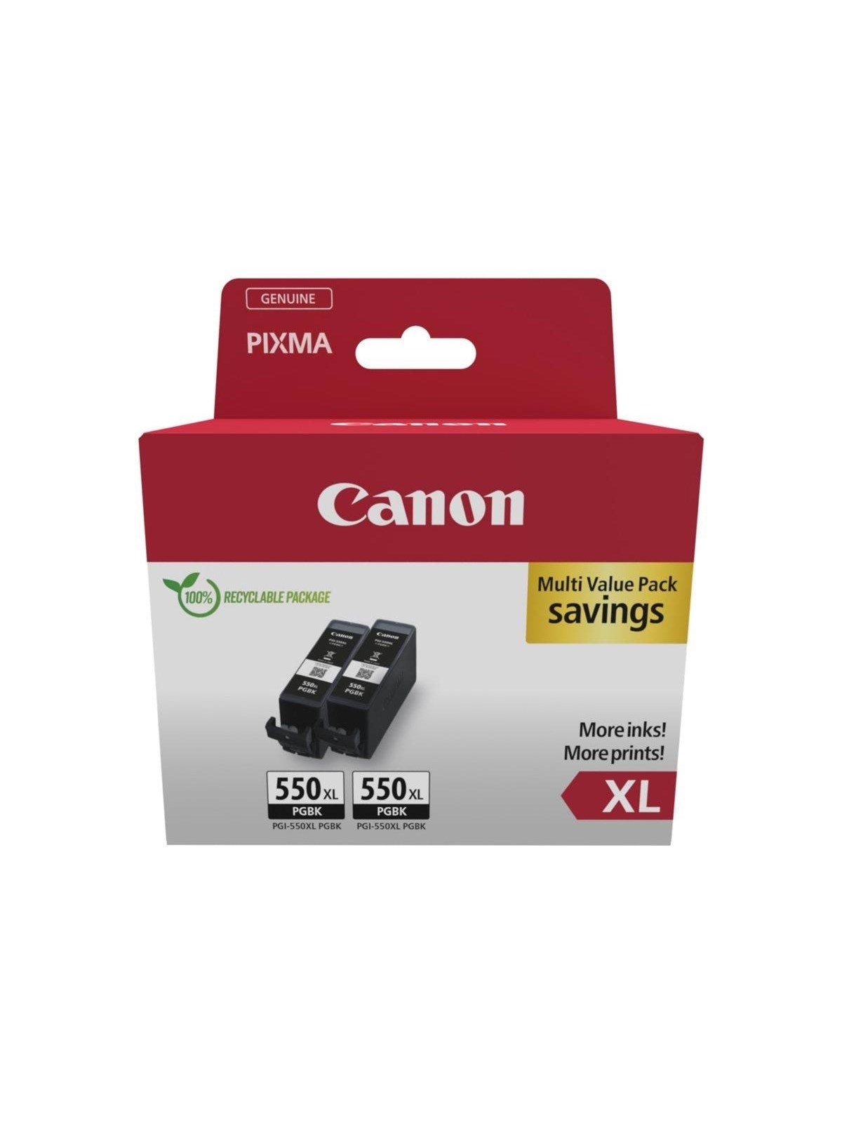 Canon Pgi 550xlx2 / 6431b010 High Black - Druckerzubehoer Tinte Toner