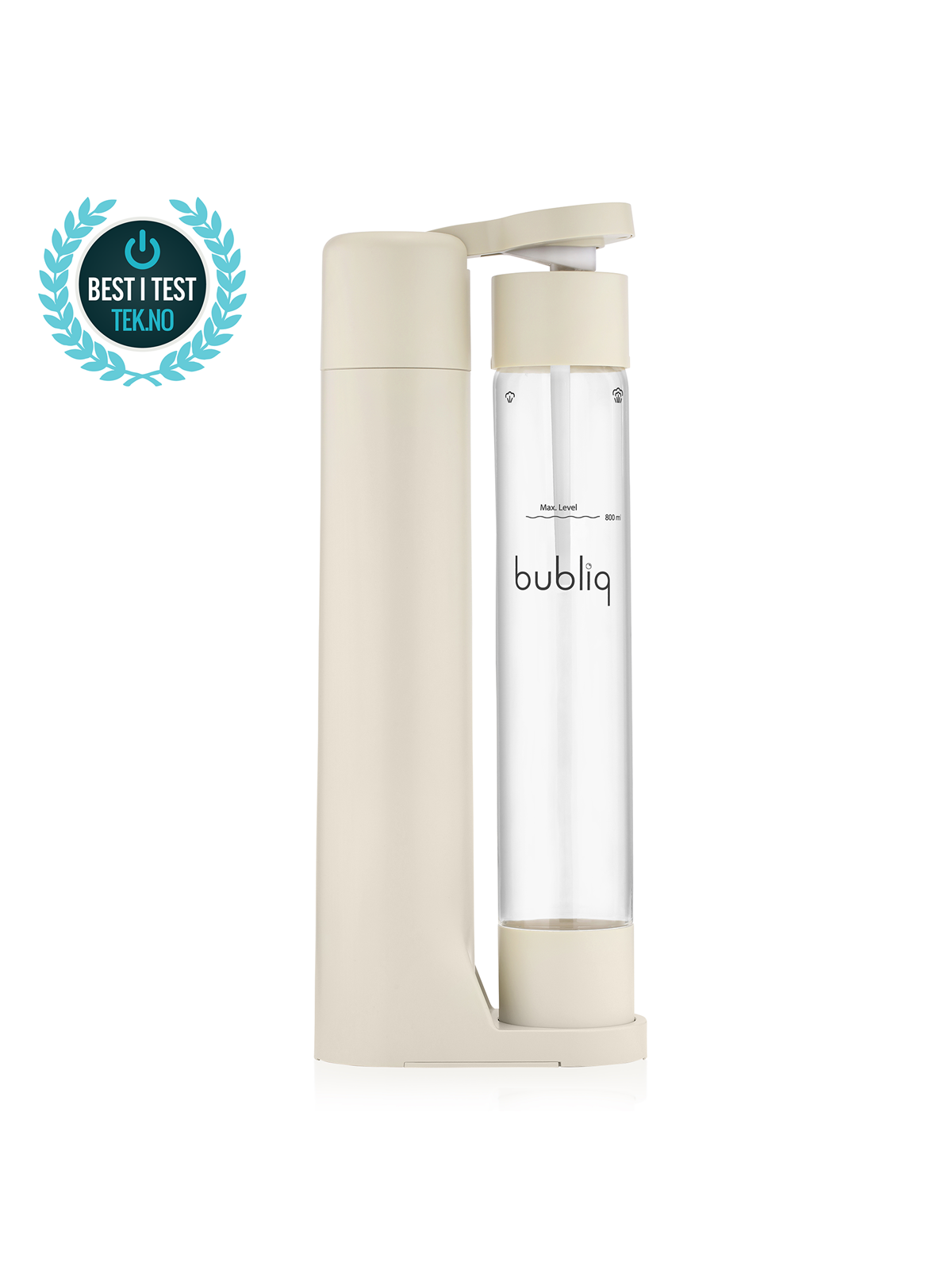 Bubliq Beige Bubliq Drink Carbonator Incl. Gas Cylinder - Soda Maschinen - 5905954887101