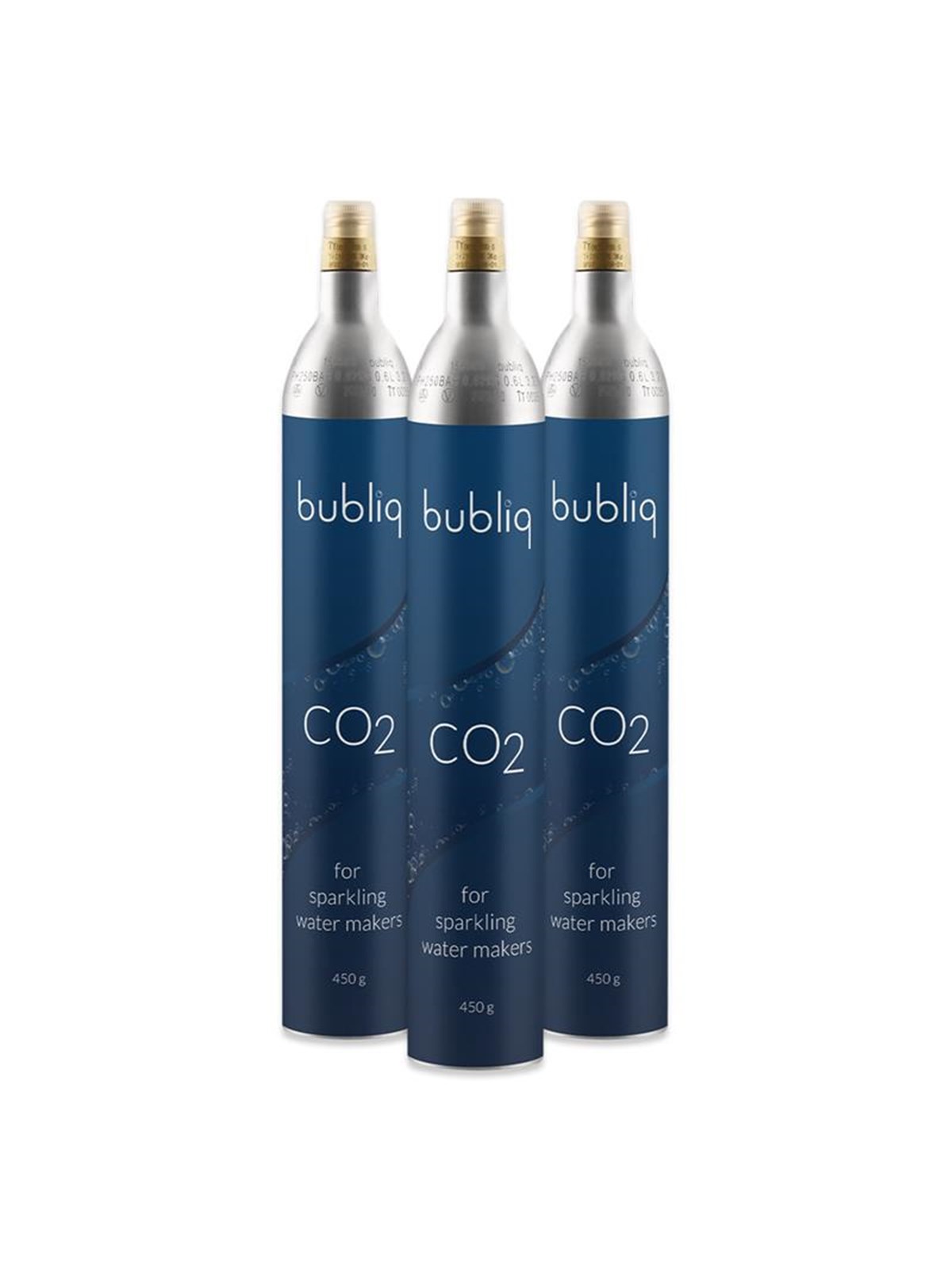 Bubliq 3 x Co2 Cylinder 450 g - Soda Maschinen - 5905954887132