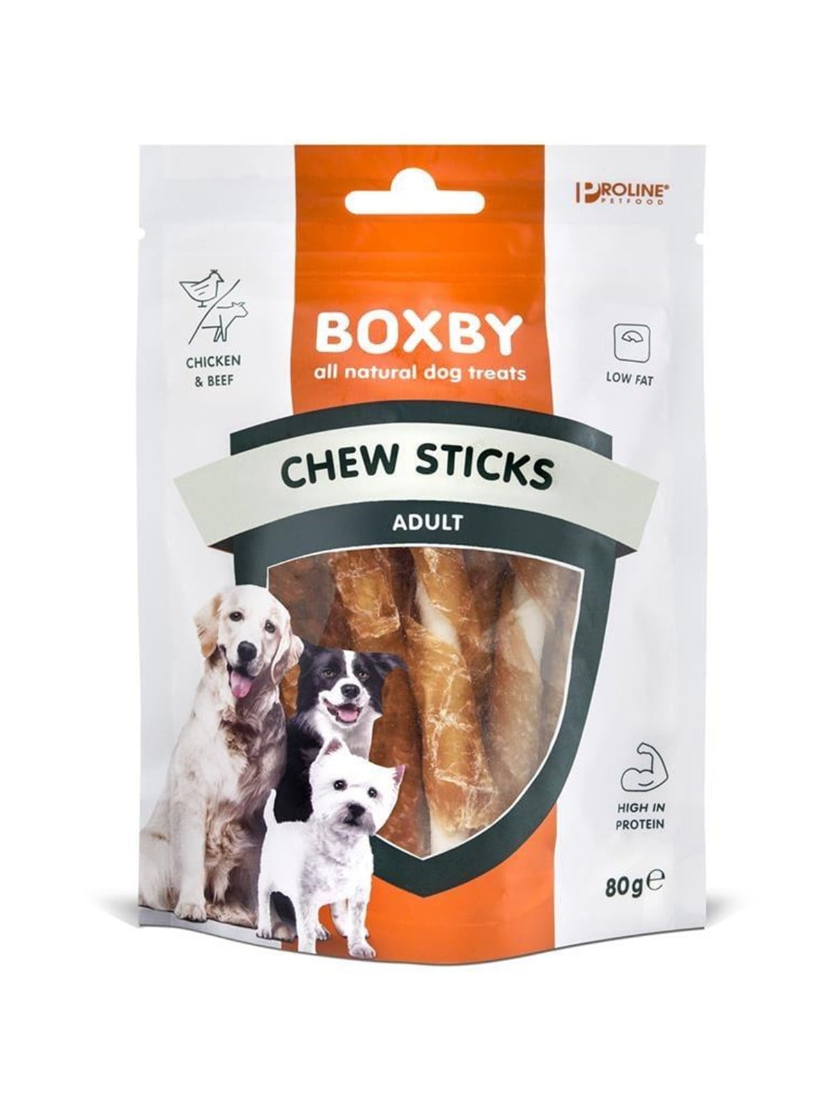 BOXBY Chew Sticks Chicken 80g