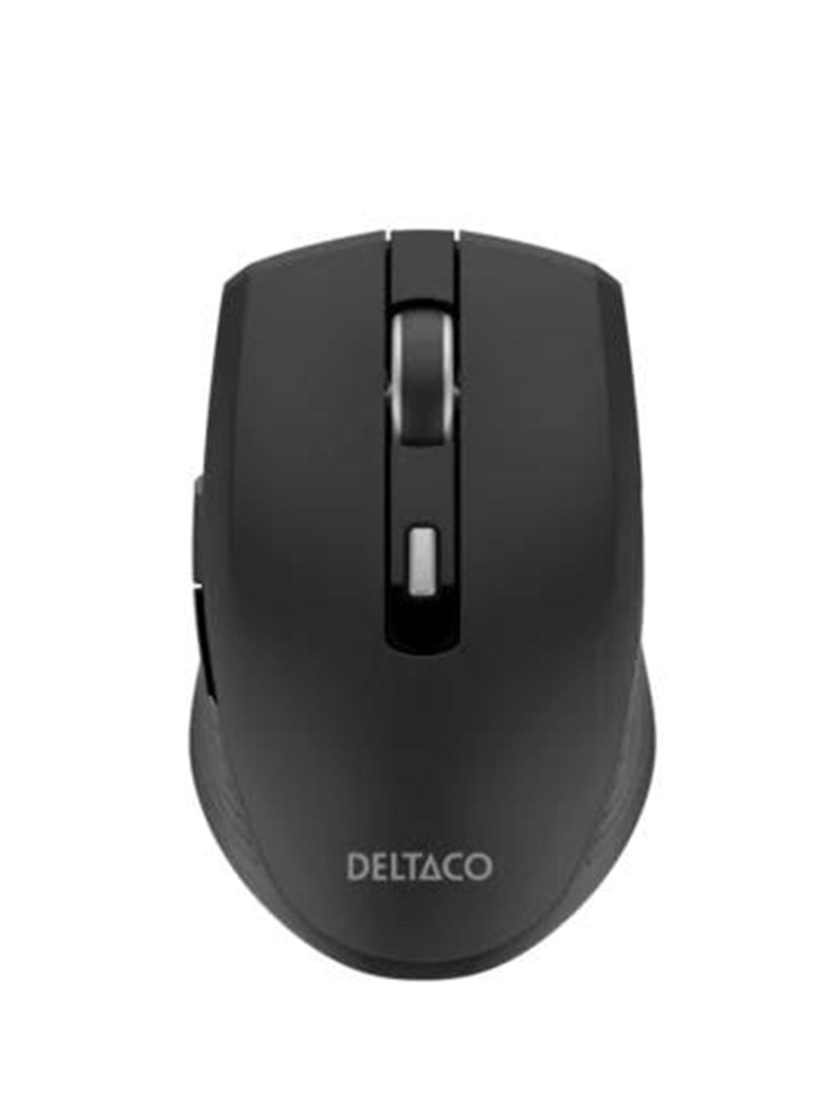 Deltaco Silent Wireless Usb-c Travel Mouse With Usb-c Rece - Maus (Schwarz) - Ms-813