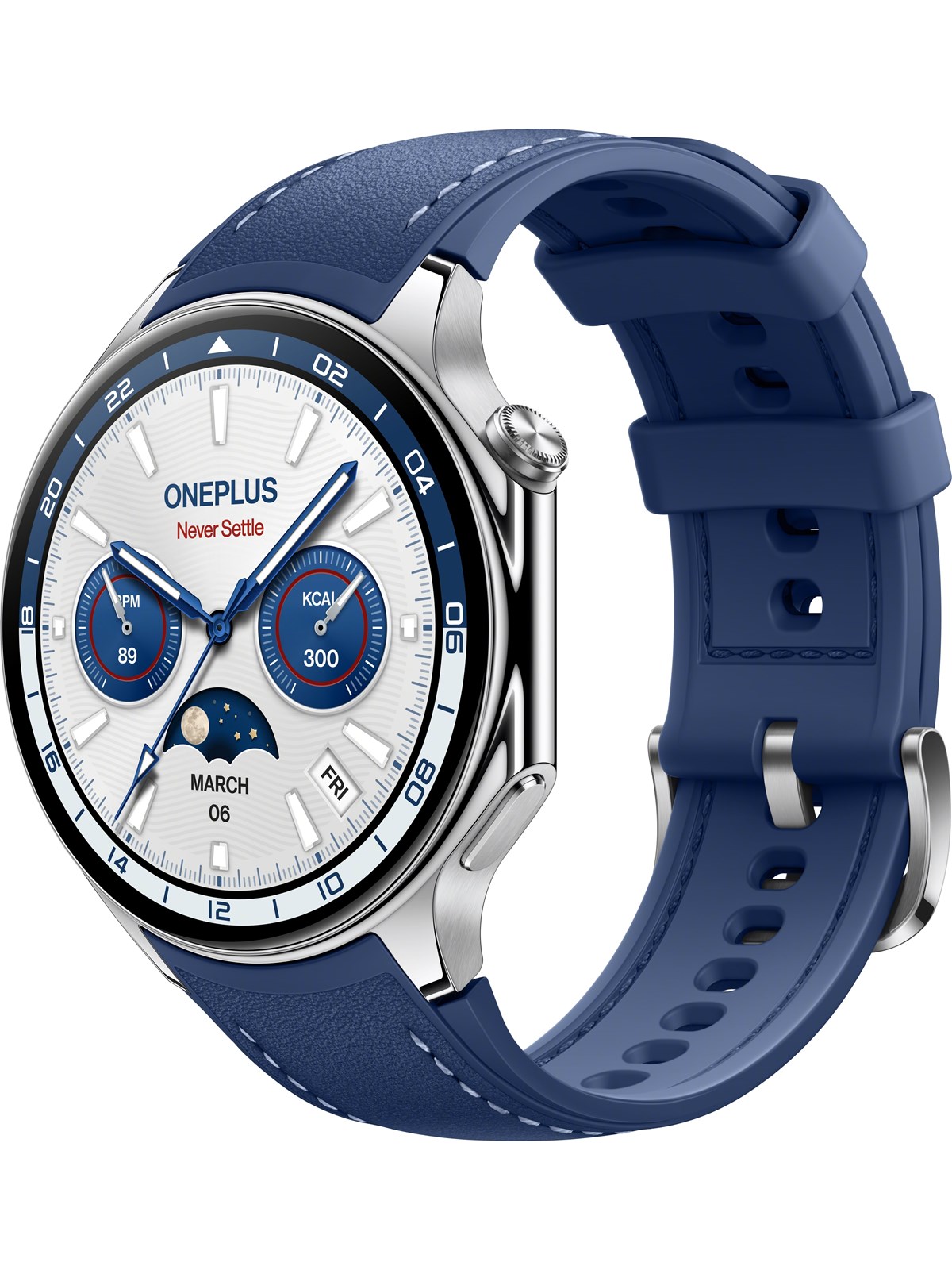 Oneplus Watch 2 - Nordic Blue Edition - Smartwatches Pulsuhren Sportuhren Schrittzaehler - 5491100076