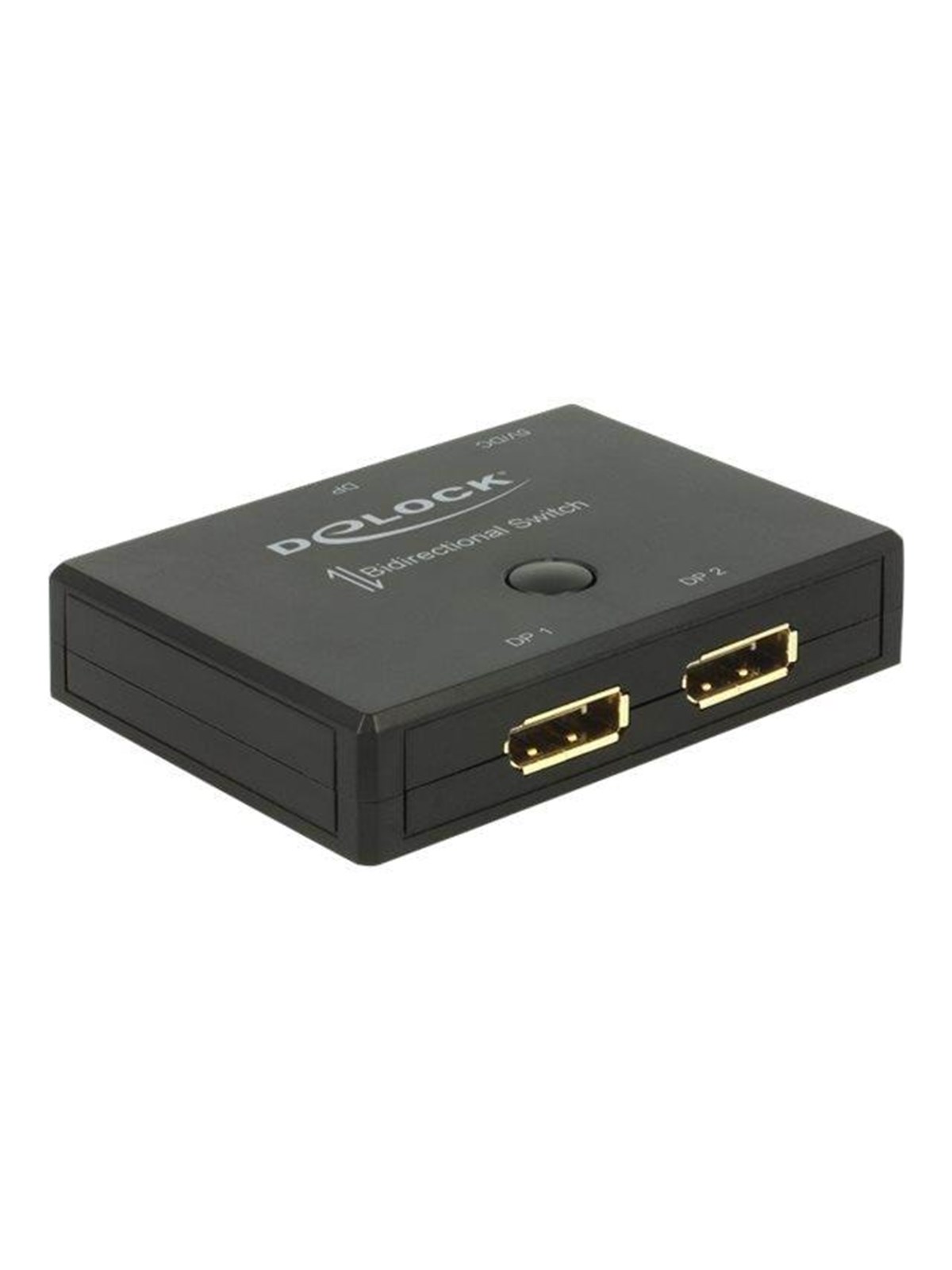 Delock Displayport 2 - 1 Switch Bidirectional 4K 60 Hz - Video Audio Switcher - 18750