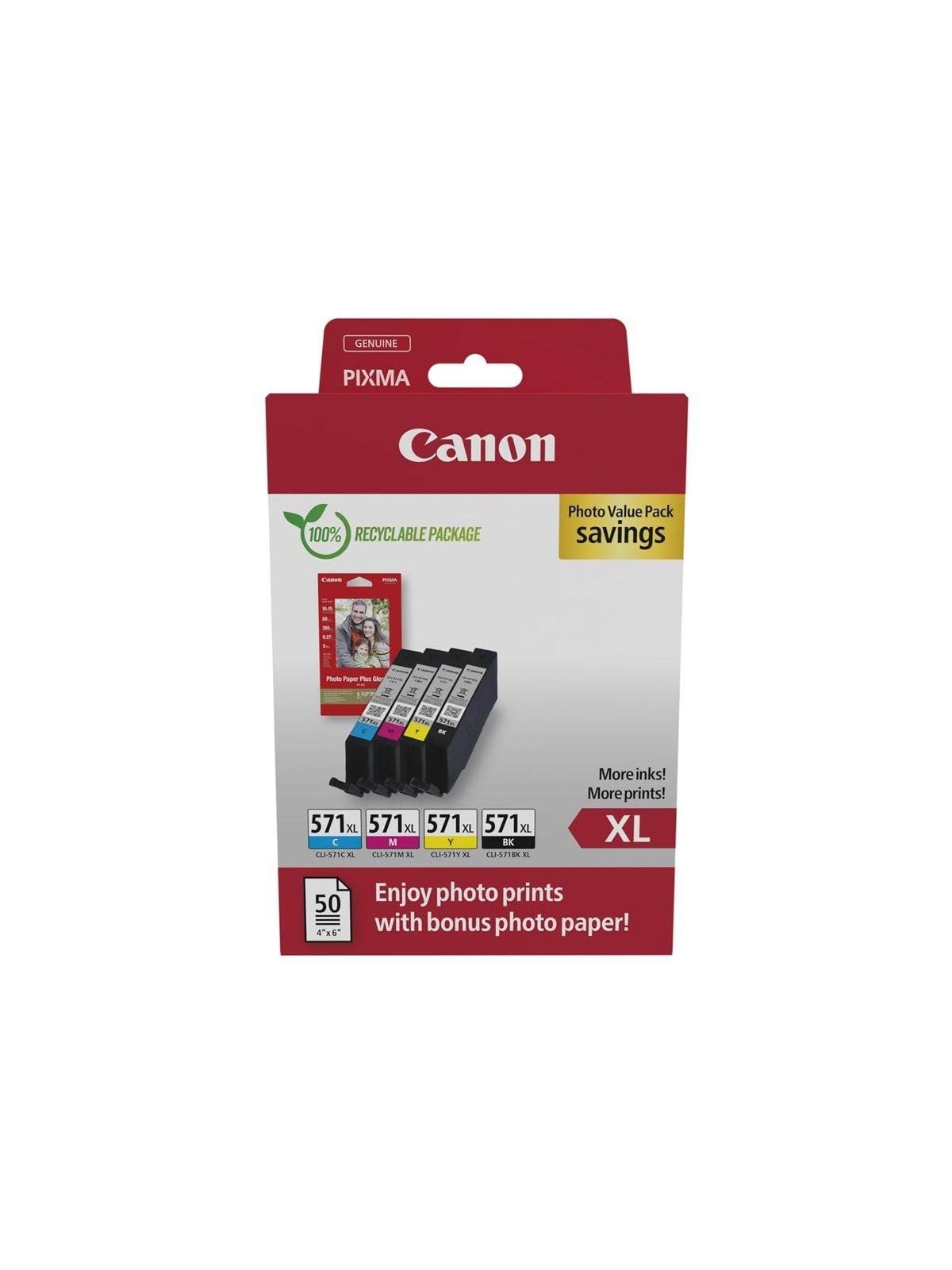 Canon Cli-571xl / 0332c006 C/m/y/bk High - Papier Fotopapier Und Etiketten