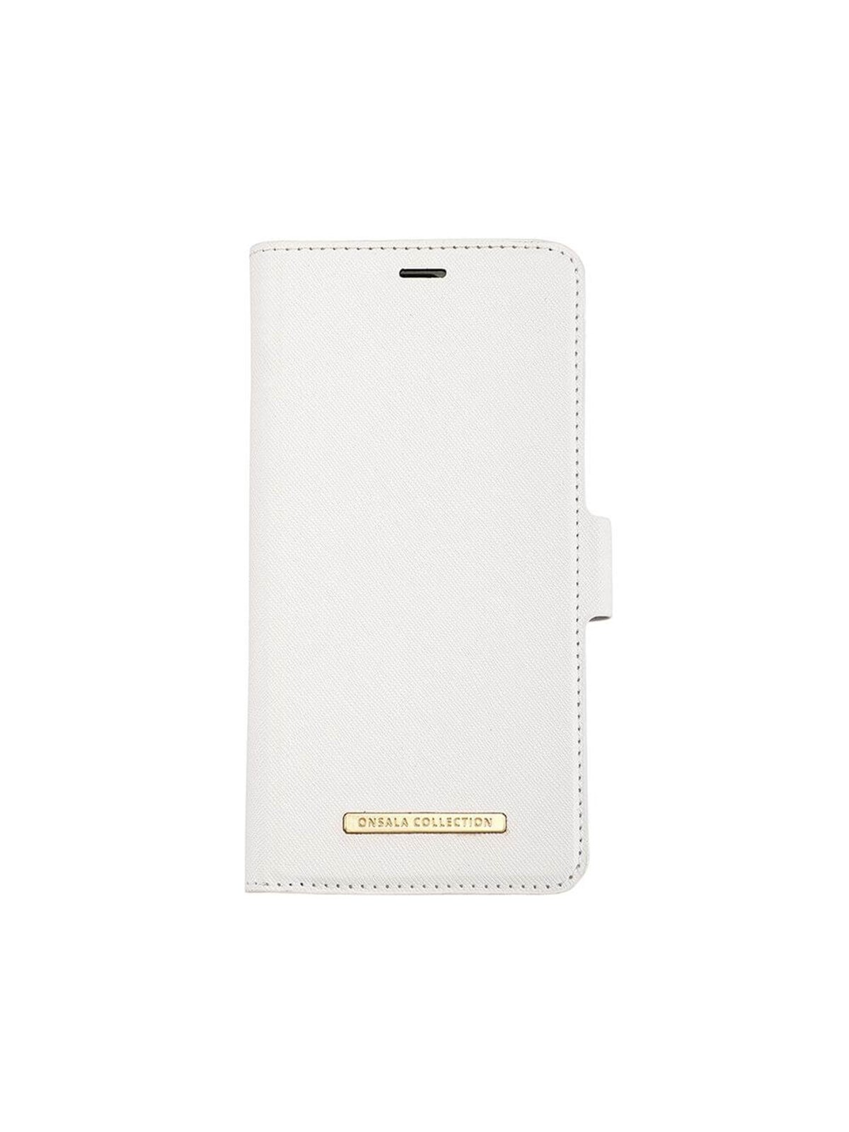 ONSALA Wallet Case Saffiano White - iPhone 11 Pro Max