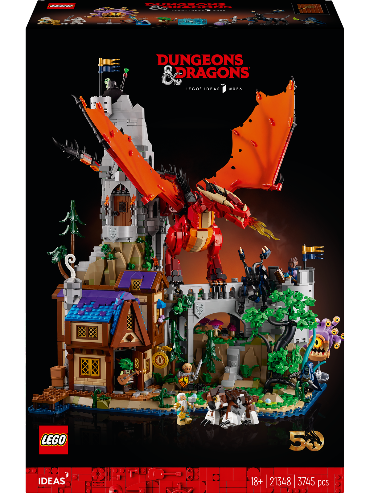 Lego Ideas 21348 Dungeons & Dragons Die Sage Vom Roten Drachen