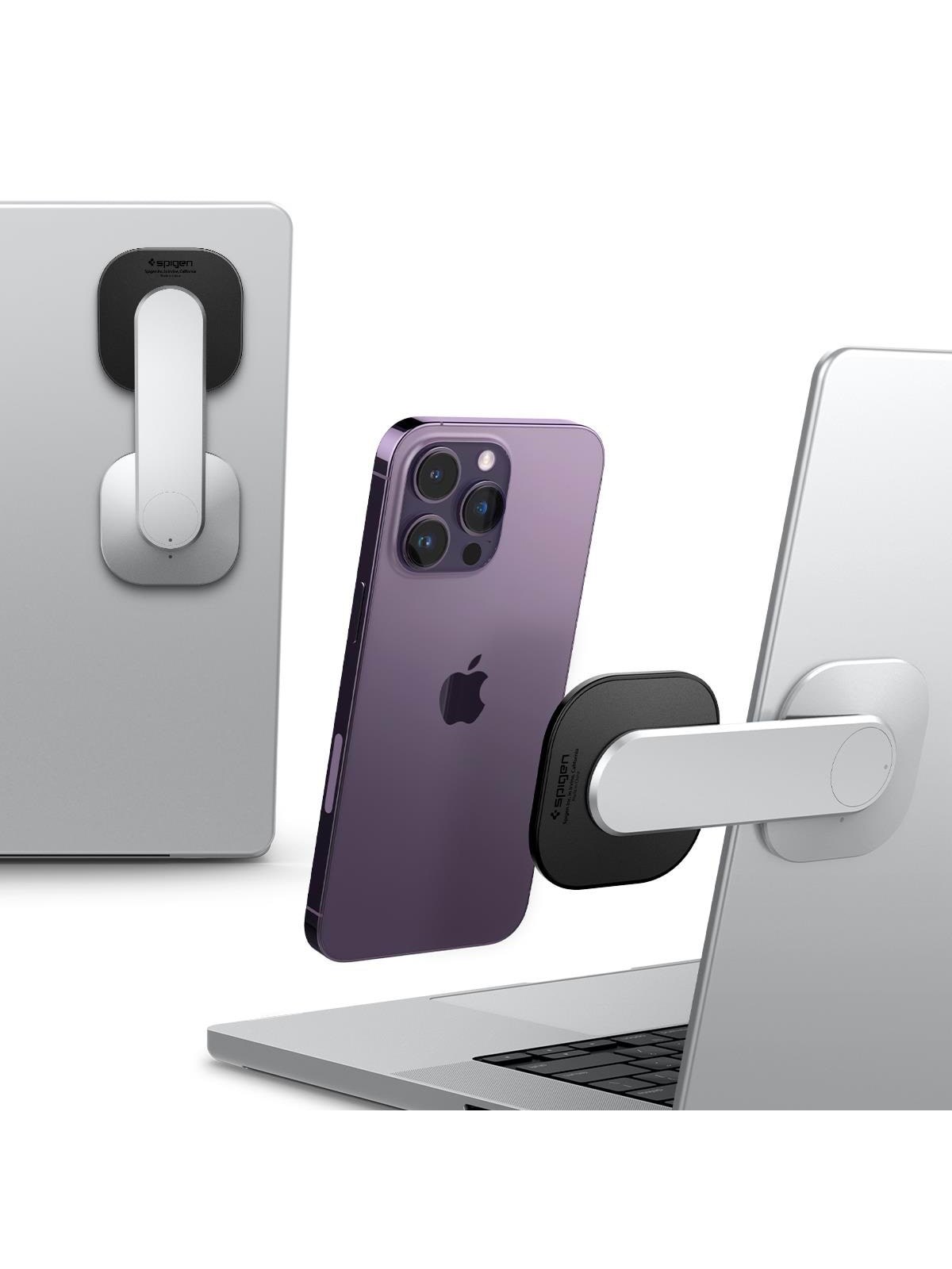 Spigen Onetap Monitor/laptop Mount S312 - Silver - Handys Anderes Zubehoer - Amp06049