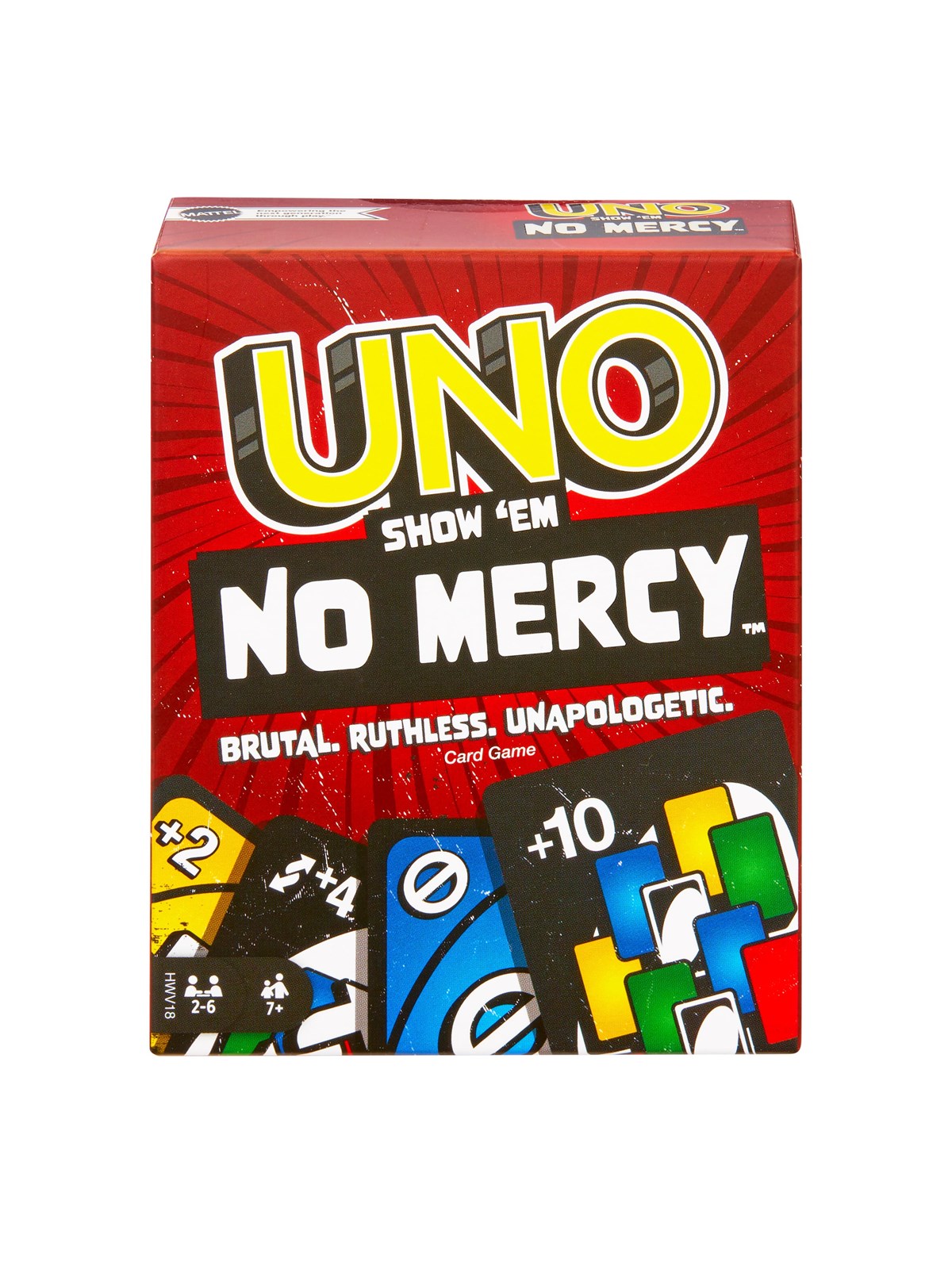 Uno Show 'em No Mercy - Brettspiele - Hwv18