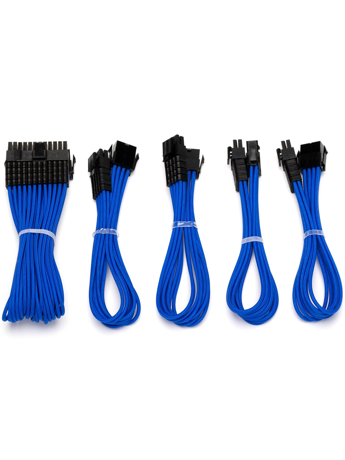 Dutzo Sleeved Power Extention Cable Kit (v2) - Blau - Stromkabel Intern - Dsc-pcev230cmblu