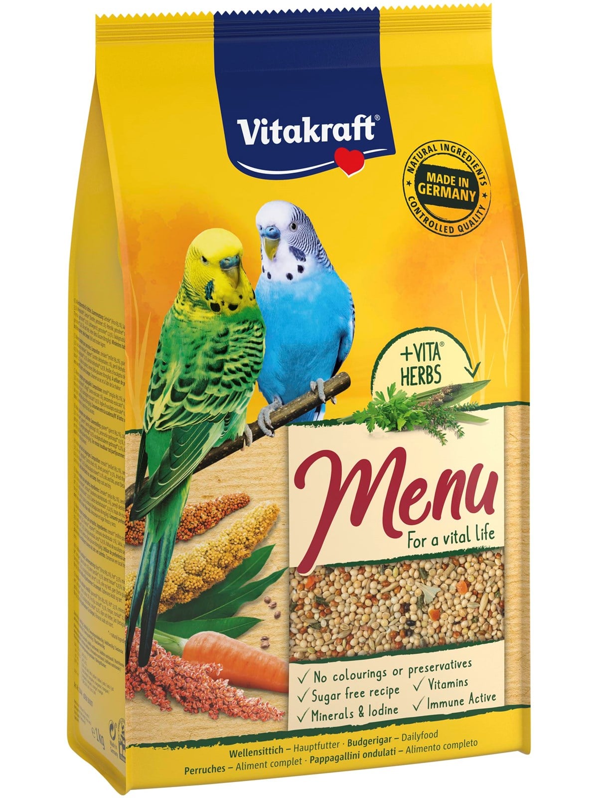 Vitakraft Menu 1 kg - Essen Snacks Vitamine - 21444
