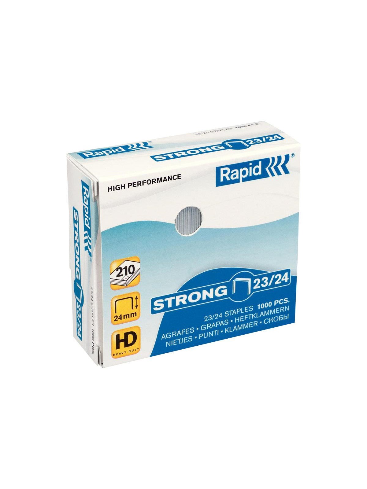 Rapid Strong - Staples - 23/24 - Pack of 1000 - Locher Und Tacker - 24870500