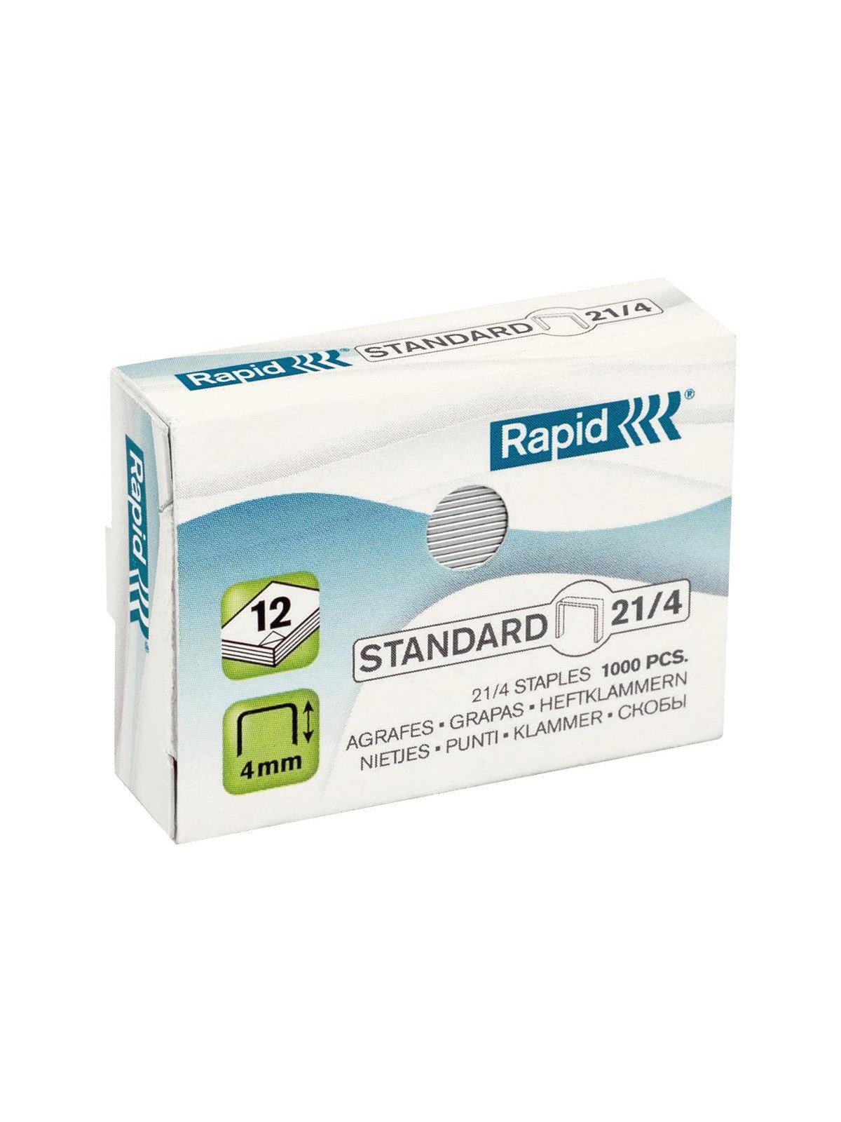 Rapid Standard - staples - 21/4 - 4 mm - pack of 1000 Image