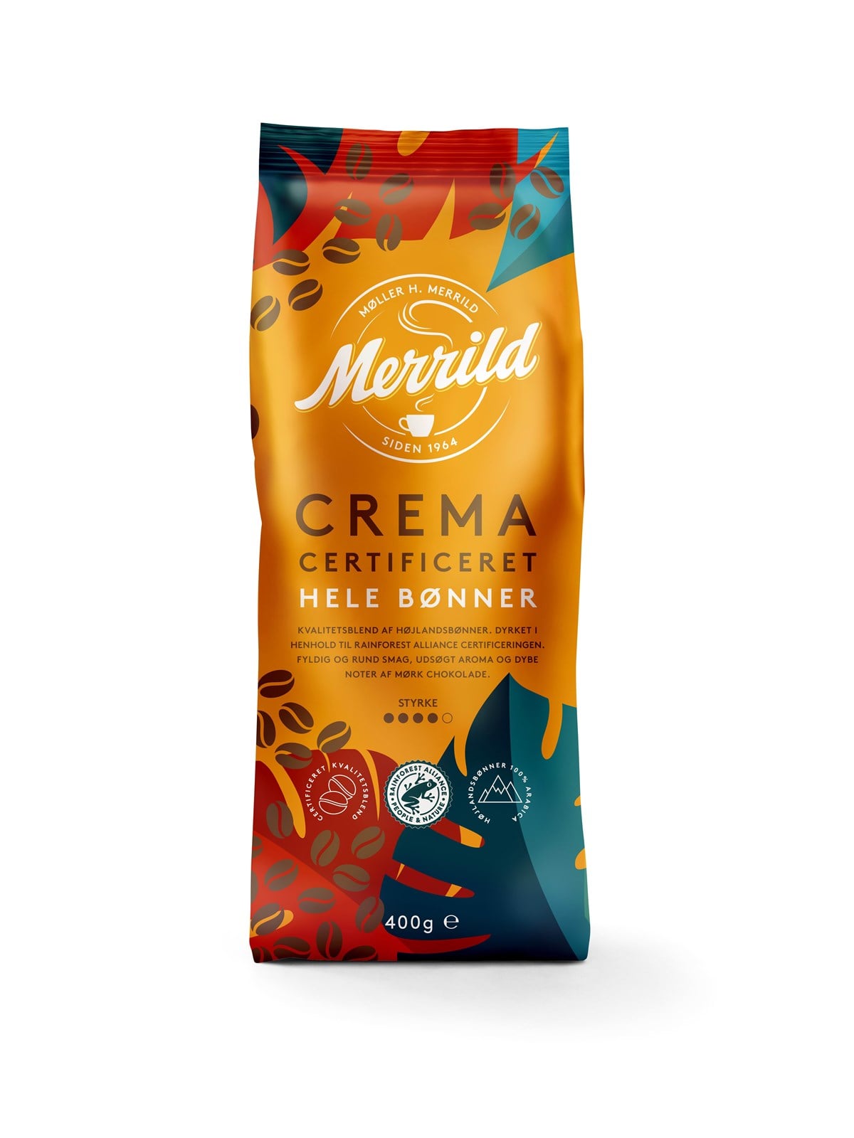 Merrild Crema - 400 g. - Kaffeezubereitung - 70195