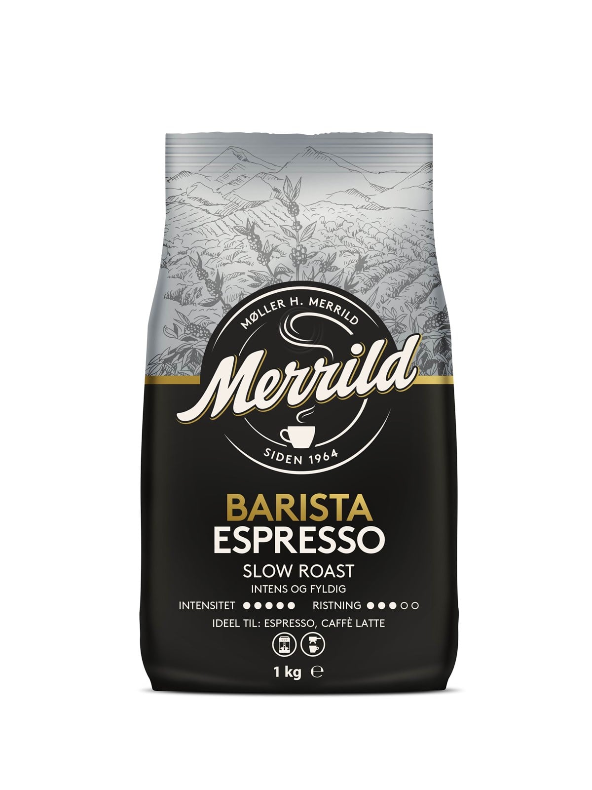 Merrild Barista Espresso - 1000 g - Kaffeezubereitung - 70218