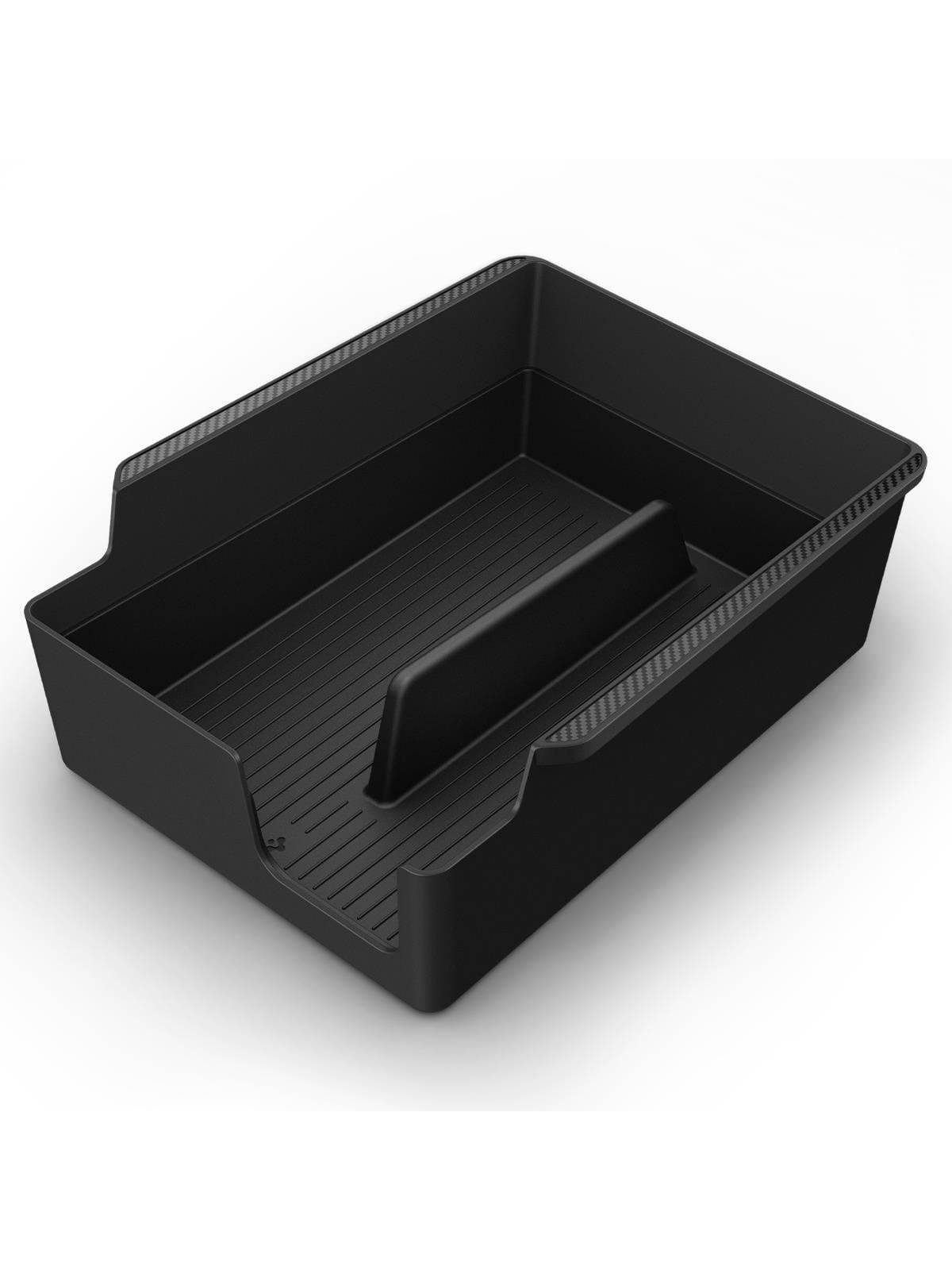 Spigen Tesla Armrest Console Organizer - Black - Model Y/3 - Handys Anderes Zubehoer - Acp06258