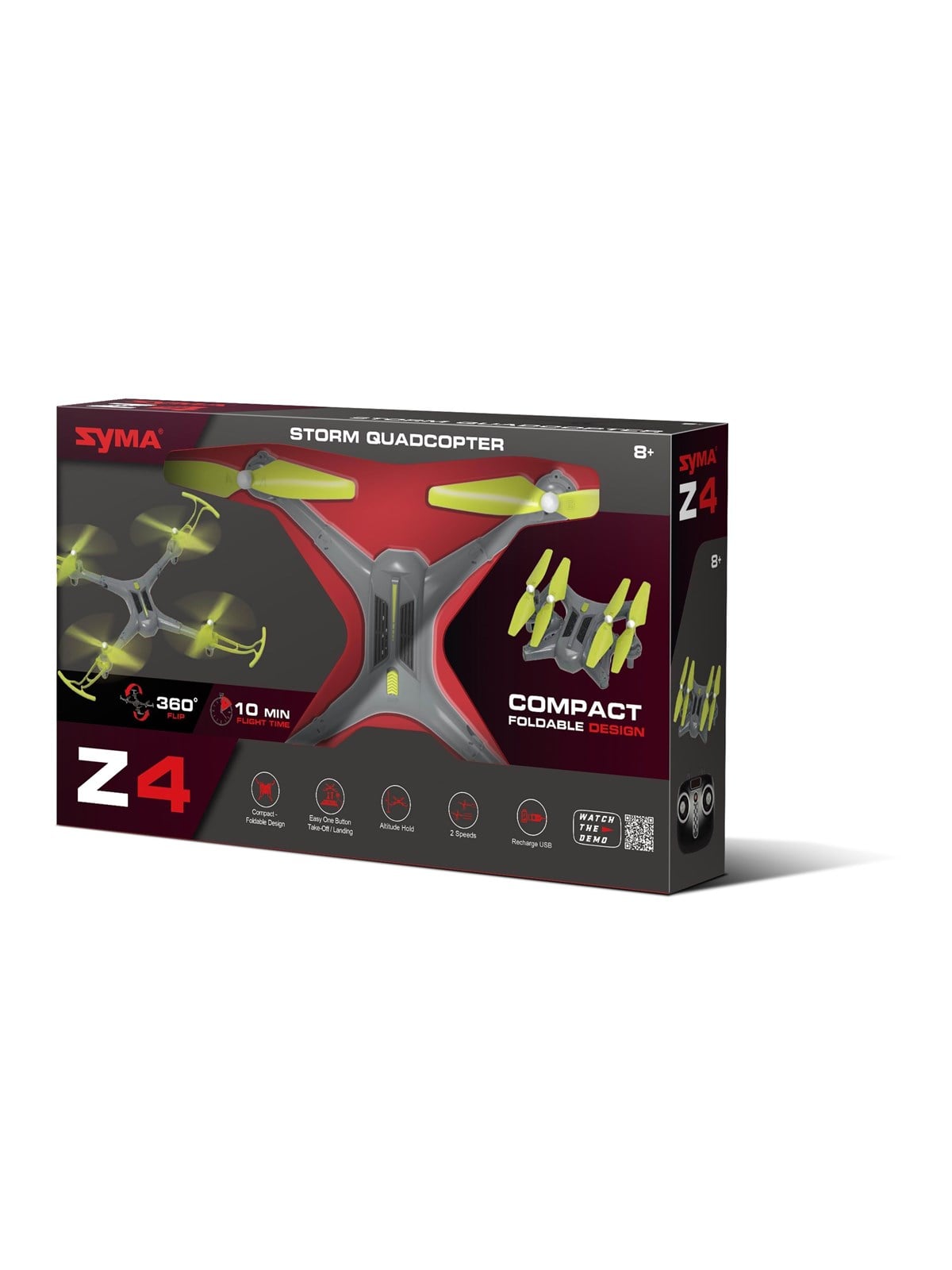 Syma R/c Z4 Storm Quadcopter Grey - Ferngesteuert - 50602