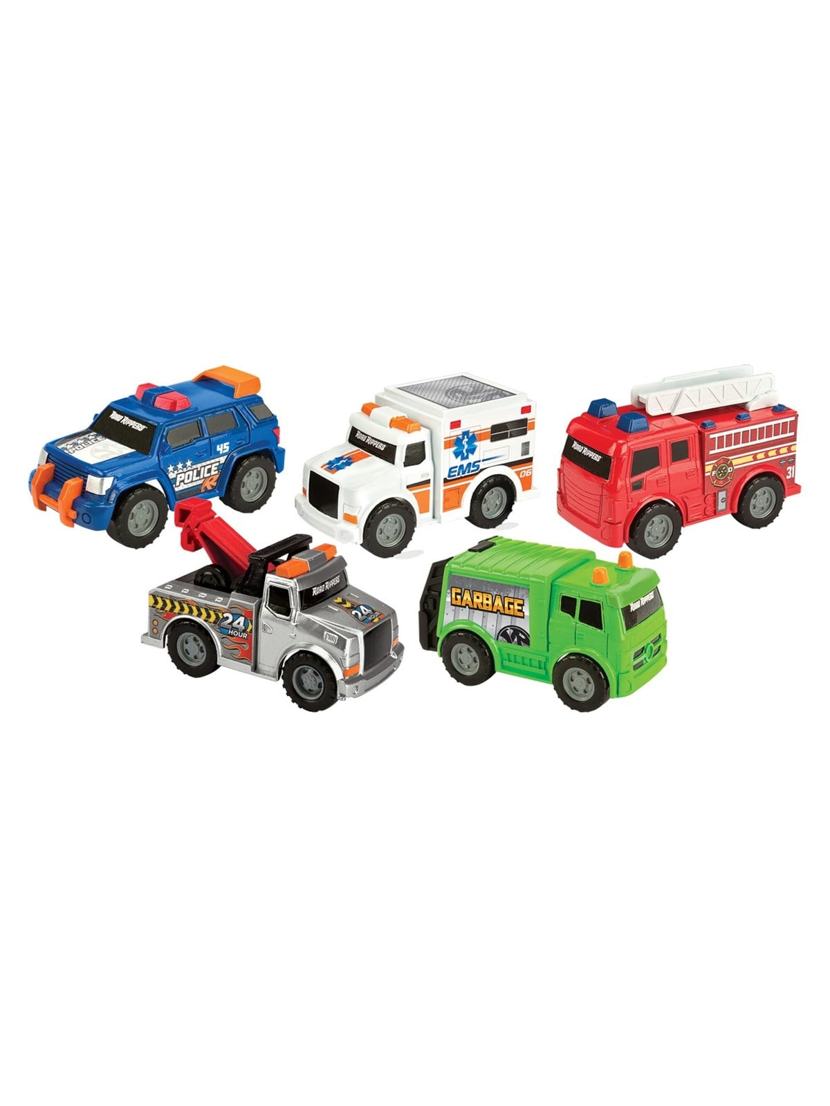 Road Rippers Mini 5pk City Service 10cm Image