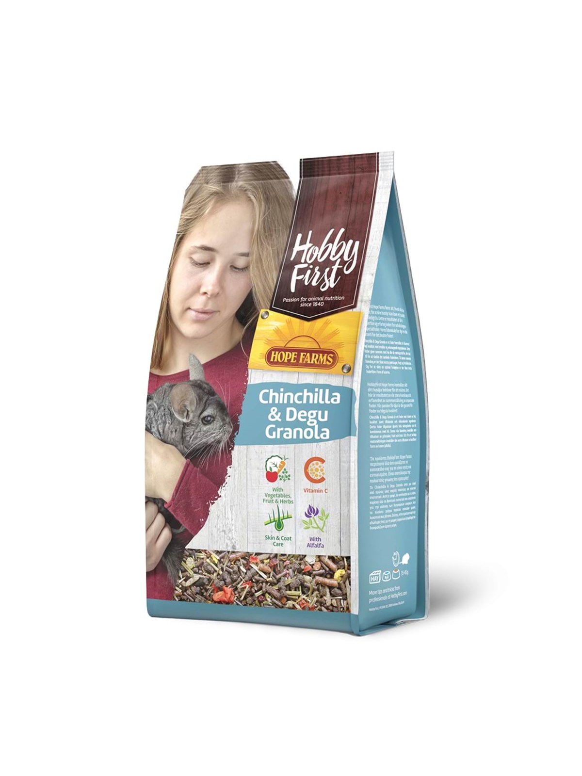 Hobby First Chinchilla & Degu Granola 2 kg - Nagetiere - 663652