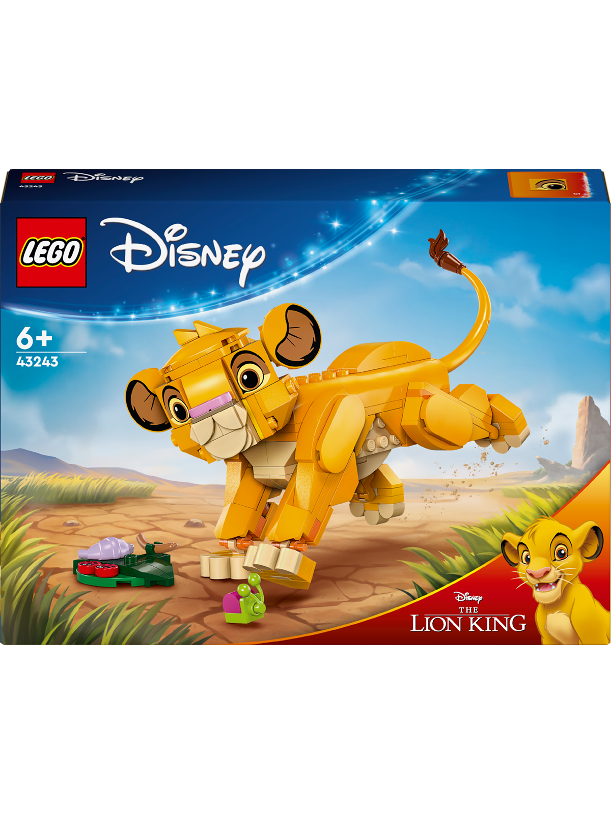 Lego Disney 43243 Simba, Das Löwenjunge Des Königs