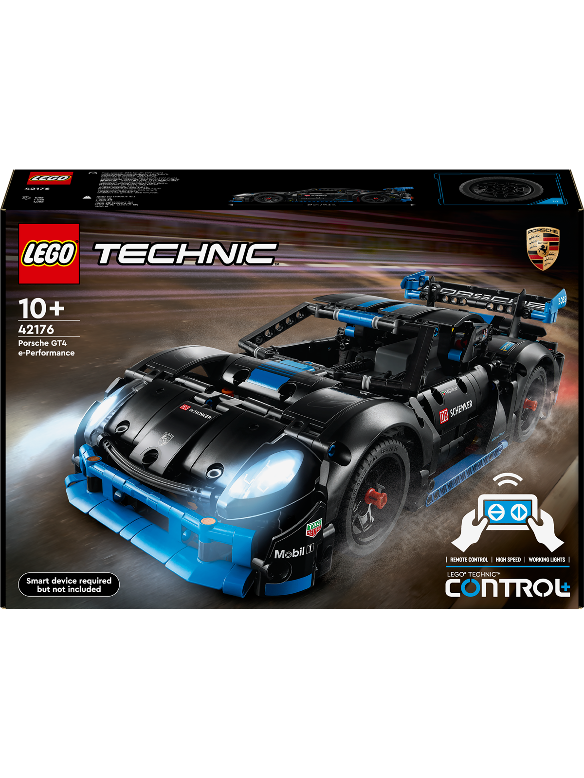 Lego Technic 42176 Porsche Gt4 E-performance Rennwagen