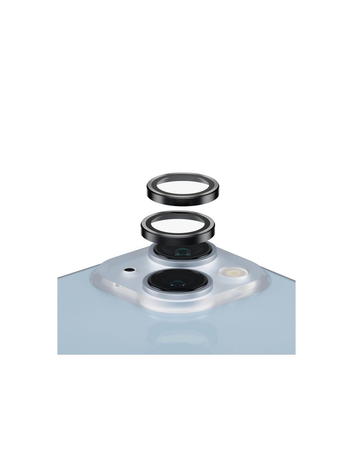 Panzerglass Hoops Camera Lens Protector Iphone 14 | 14 Plus | Black - Handys Anderes Zubehoer - Panzer1140
