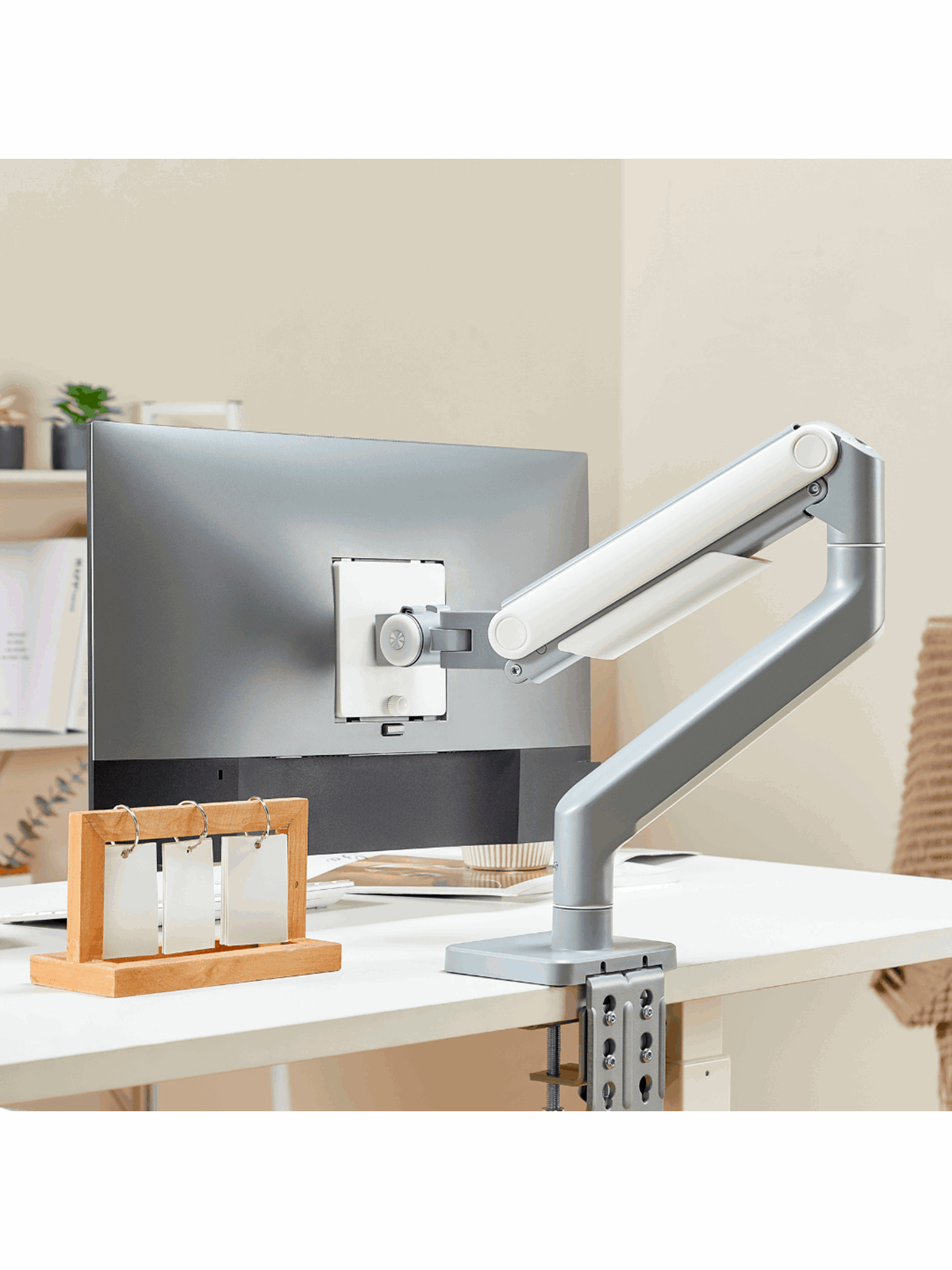 Alterzone Arm Momentum Schwere Einzel-monitorarm, Silber - Monitorhalterung - Alzarmmtum-g