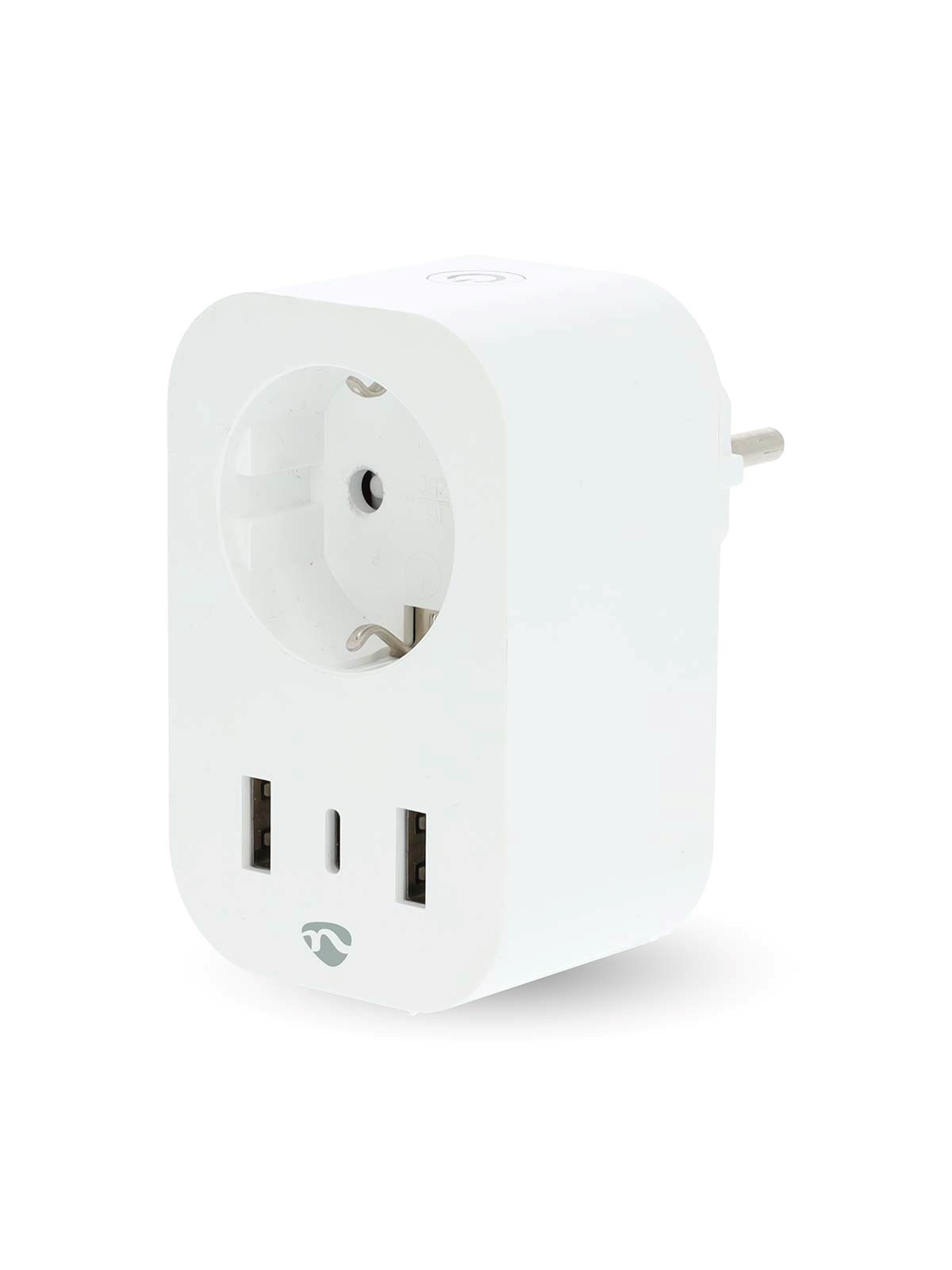 Nedis Smartlife Smart Plug Wi-fi Strommesser 3680 W Typ F (Cee 7/7) / 1x Usb-c / 2x Usb Weiß - Smart Home - Wifip151fwt