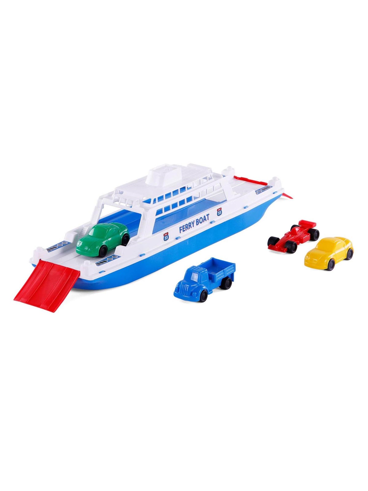 Cavallino Toys Cavallino Ferry with 4 Cars 45.5cm