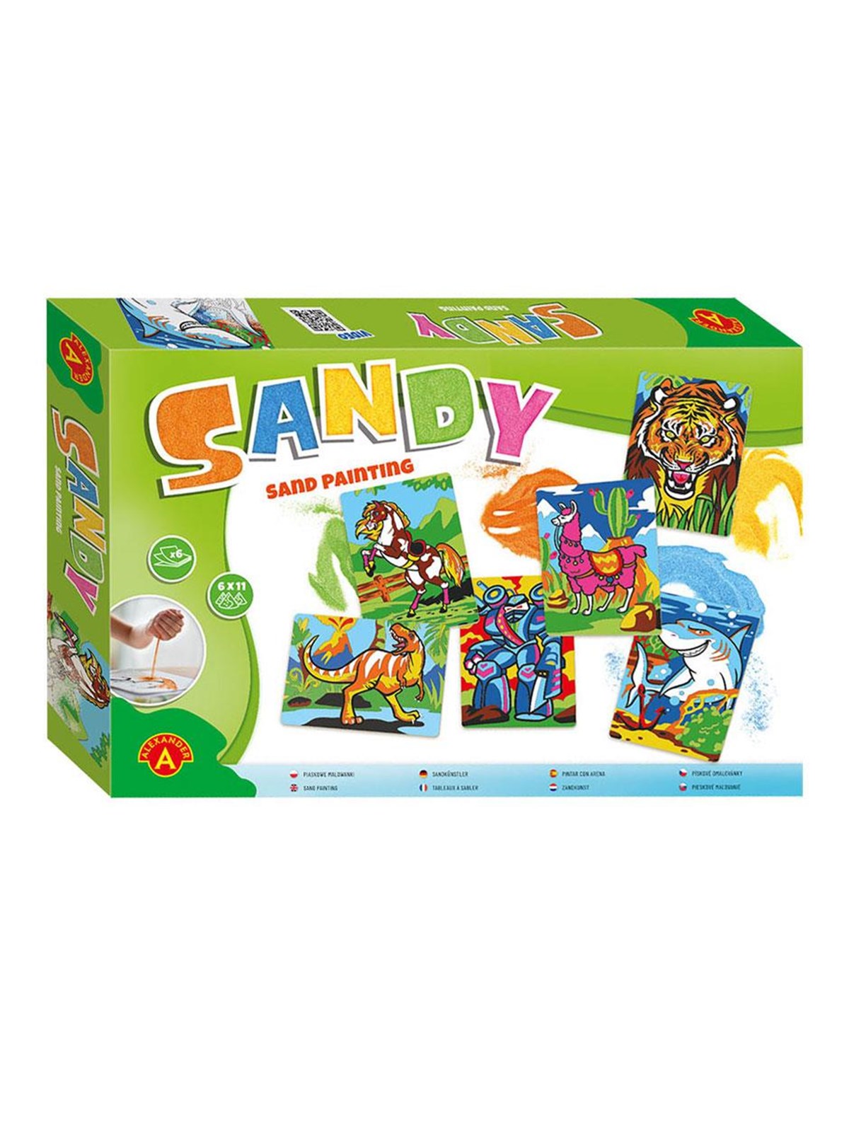 Alexander Toys Sand Art Crafts Mega Pack (66 bags of craft sand)