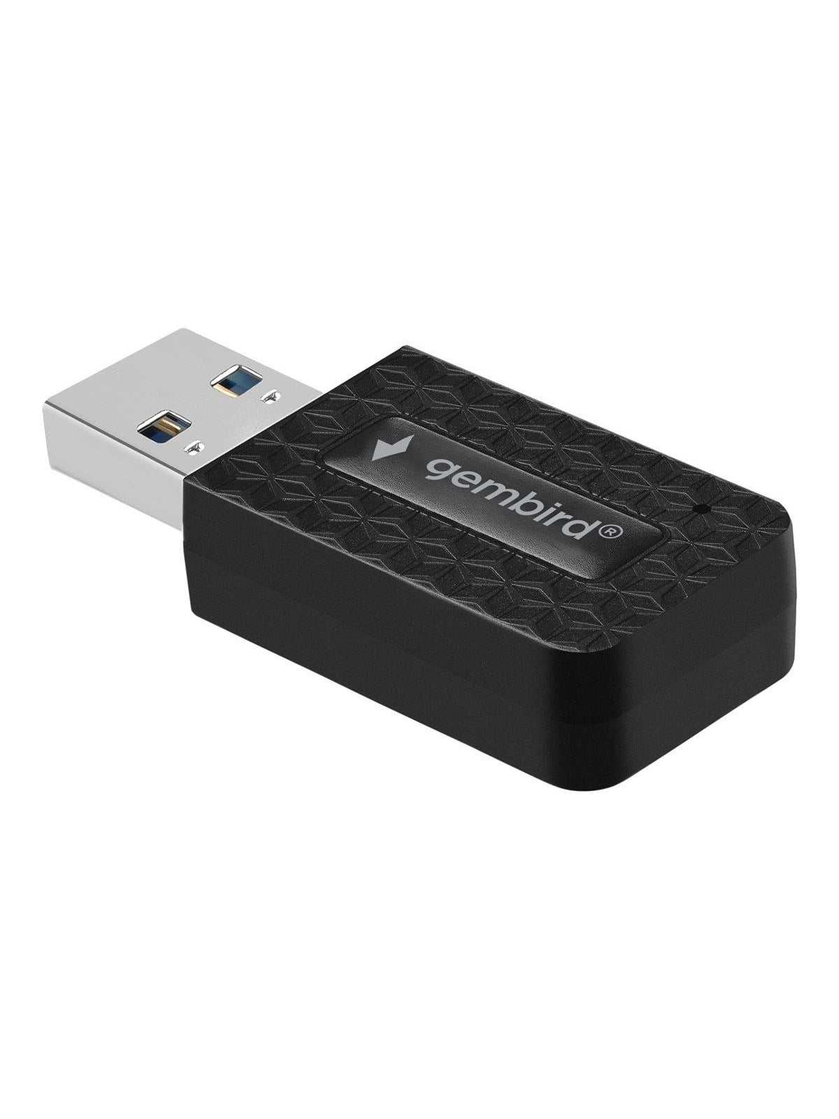 Gembird Compact Dual-band Ac1300 Usb Wifi Adapter - Wifi 5 / 1300mbps - Netzwerkadapter Netzkarte Druckserver Usw - Wnp-ua1300-03