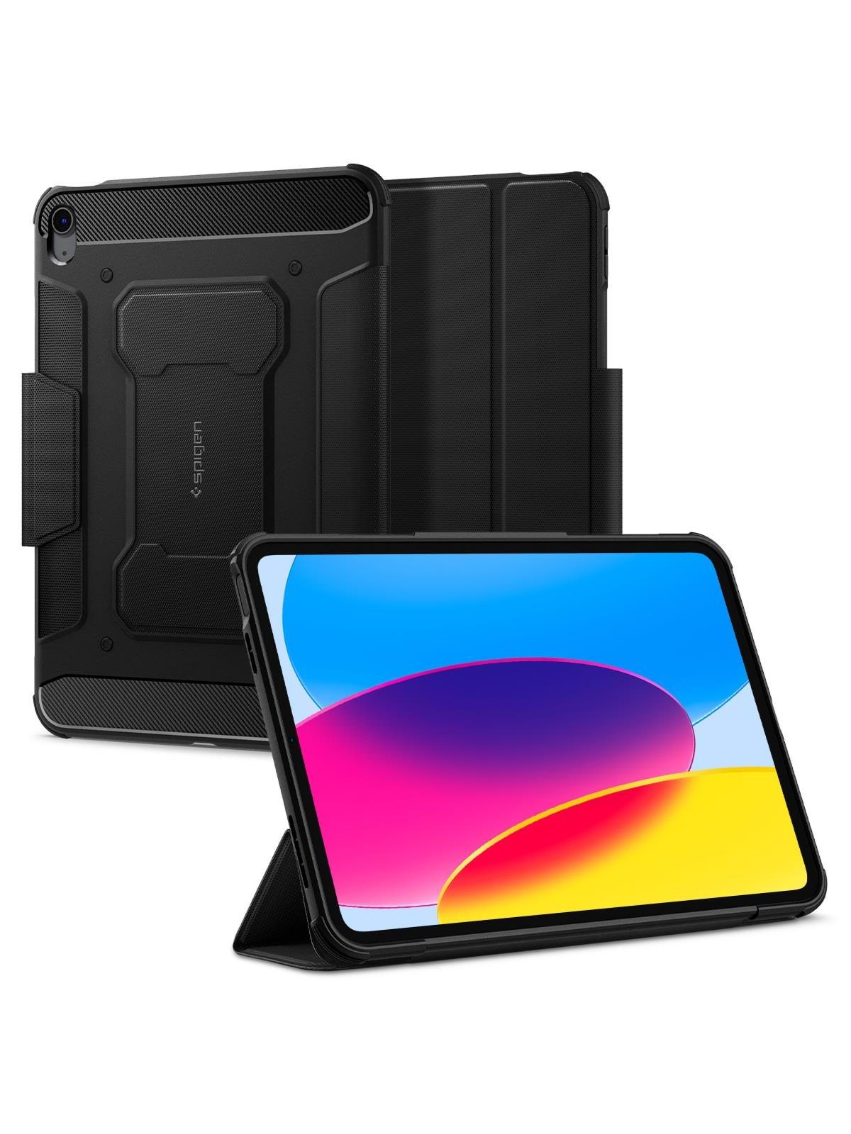 Spigen Rugged Armor Pro - Black - Ipad Air 10.9" (2022/2020)/11" 2024/2025 - Tablets Cover Case - Acs02054