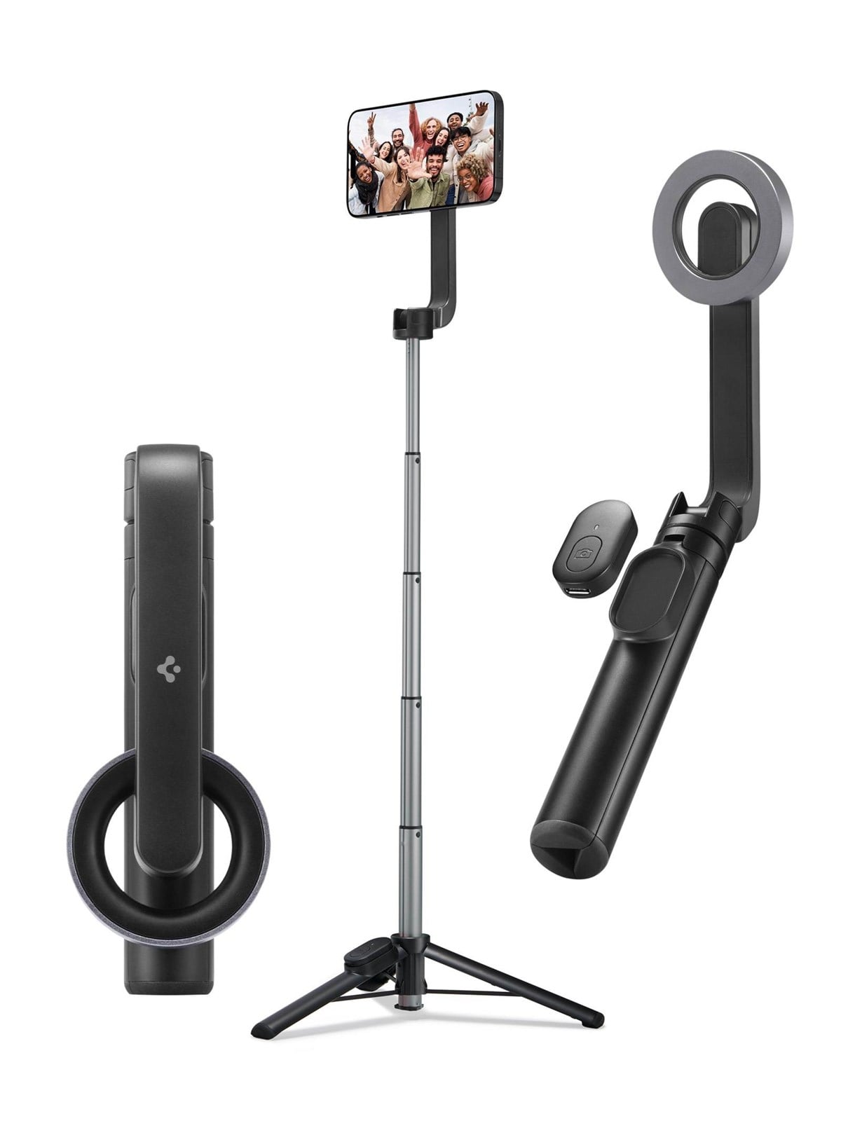 Spigen Magsafe Tripod Selfie Stick - Black - Handys Anderes Zubehoer - Amp06402
