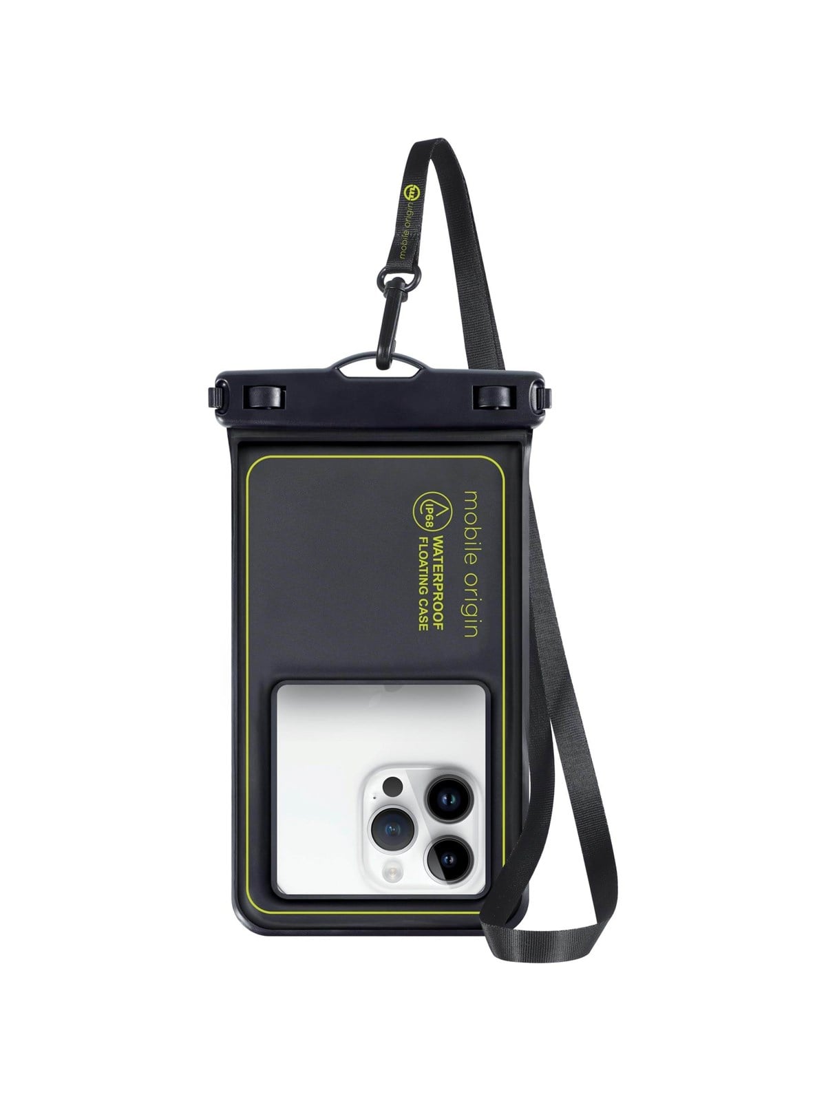 Mobile Origin Waterproof Floating Case 6 -8" - Black/green - Handys Cover Cases - Dbxl-blk-grn01