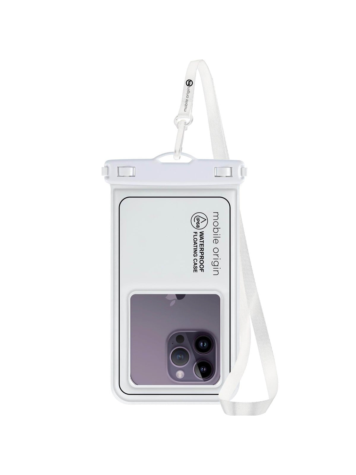 Mobile Origin Waterproof Floating Case 6 -8" - White/black - Handys Cover Cases - Dbxl-wht-blk01
