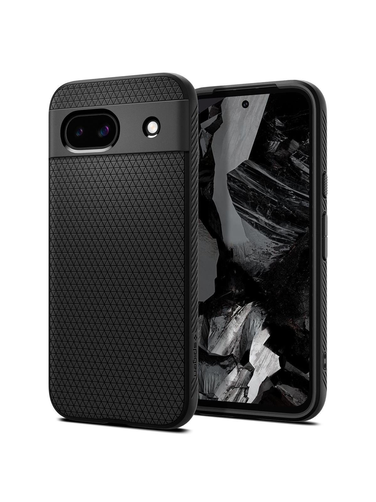 Spigen Liquid Air - Matte Black - Google Pixel 8a - Handys Cover Cases - Acs07257