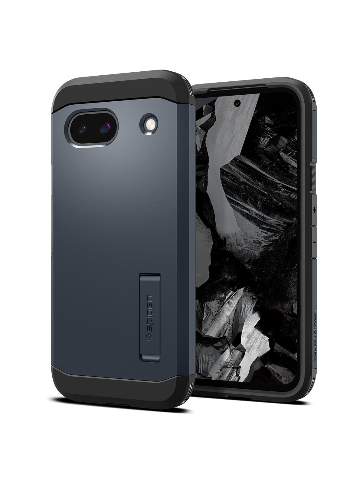 Spigen Tough Armor - Metal Slate - Google Pixel 8a - Handys Cover Cases - Acs07265