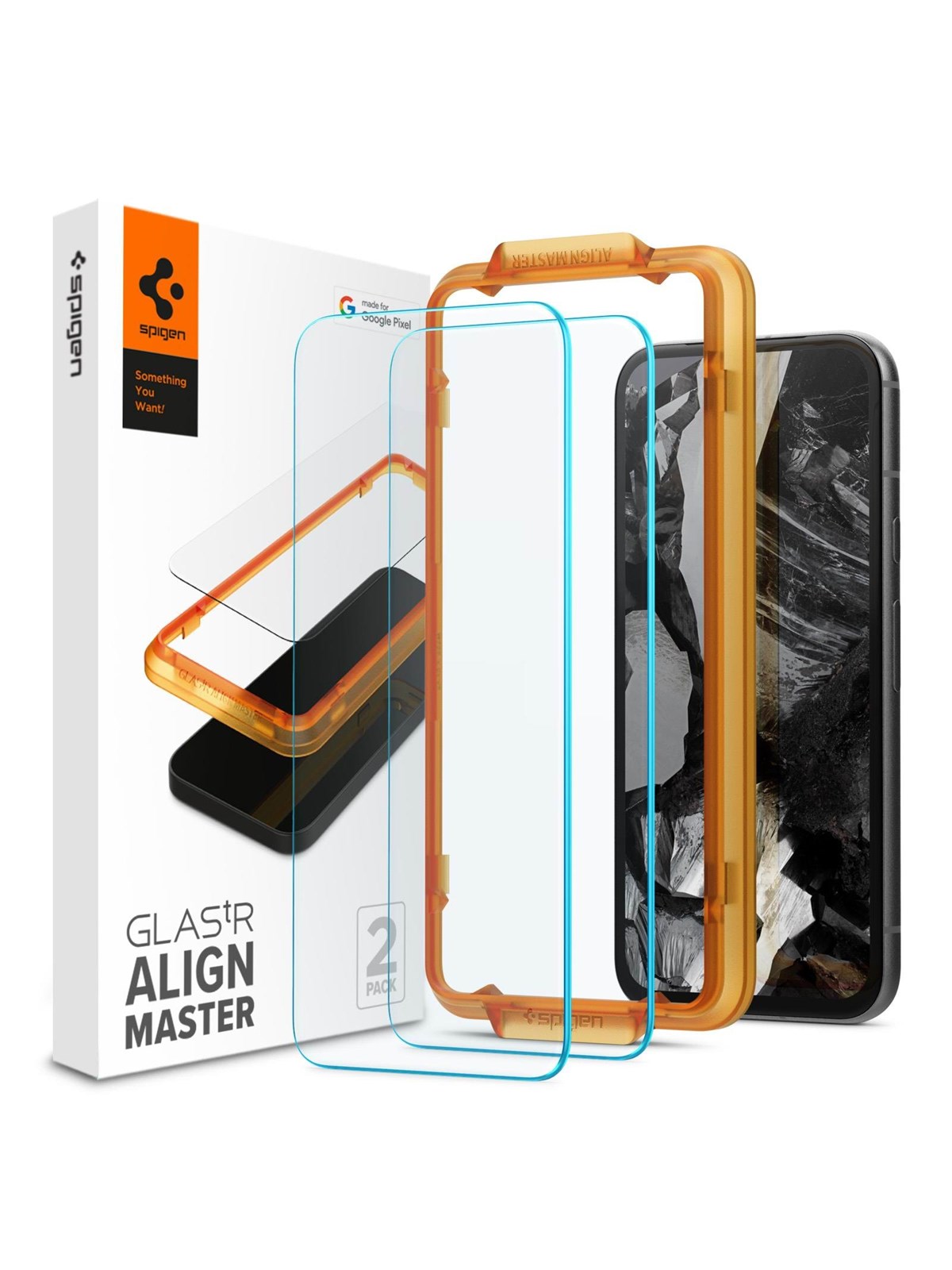 Spigen Glass tR Alignmaster 2 Pack - Google Pixel 8a - Handys Schutzfolie - Agl07464